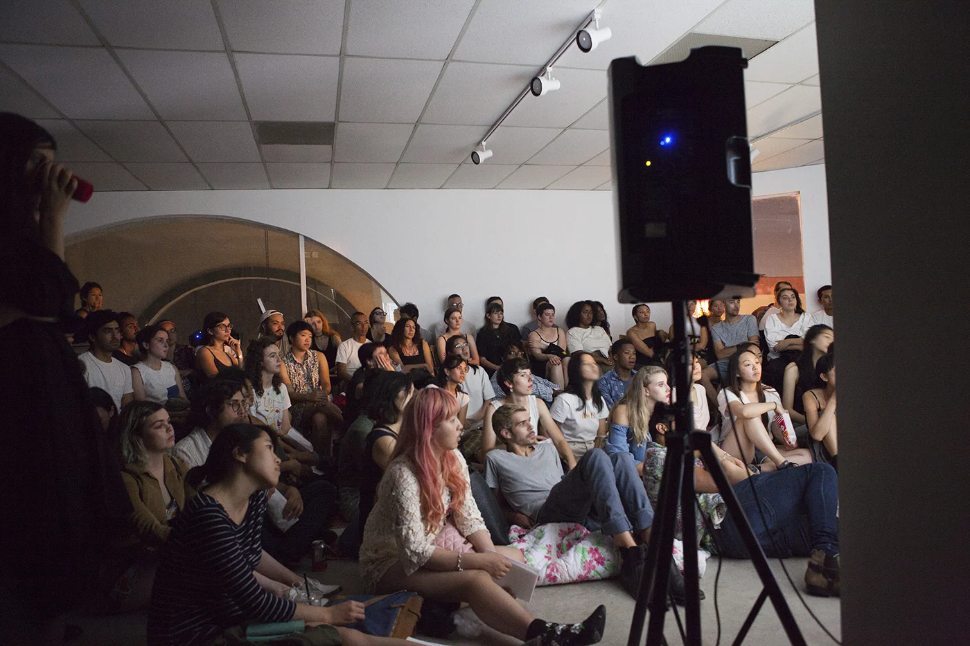 first screening at los angeles contemporary archive (laca). image credit: sarah waldorf 