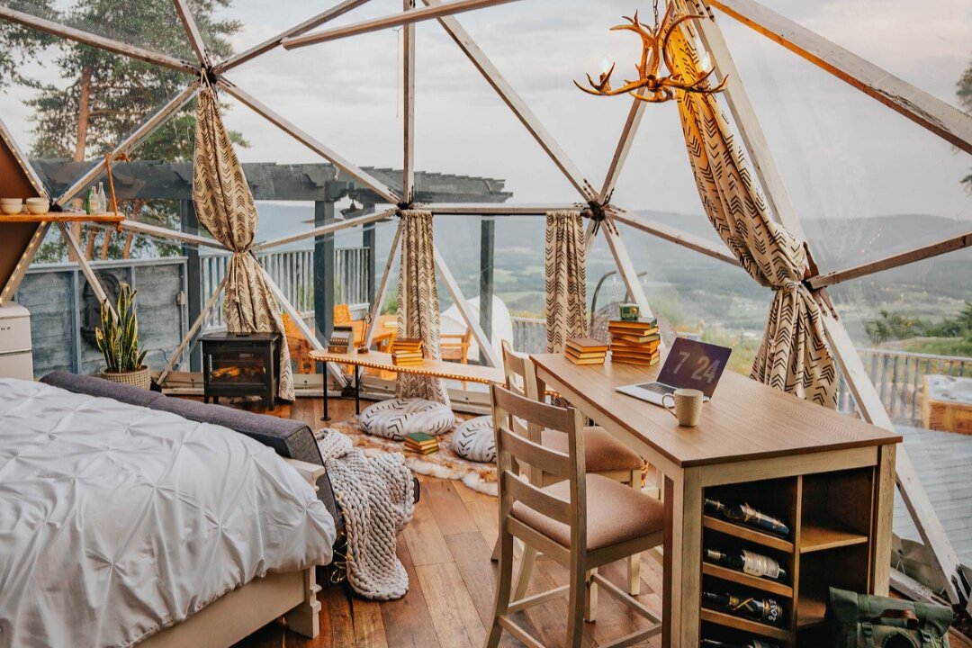 Vacation in Bolt Farm's Luxury Domes and Treehouses Atop Whitwell Mountain