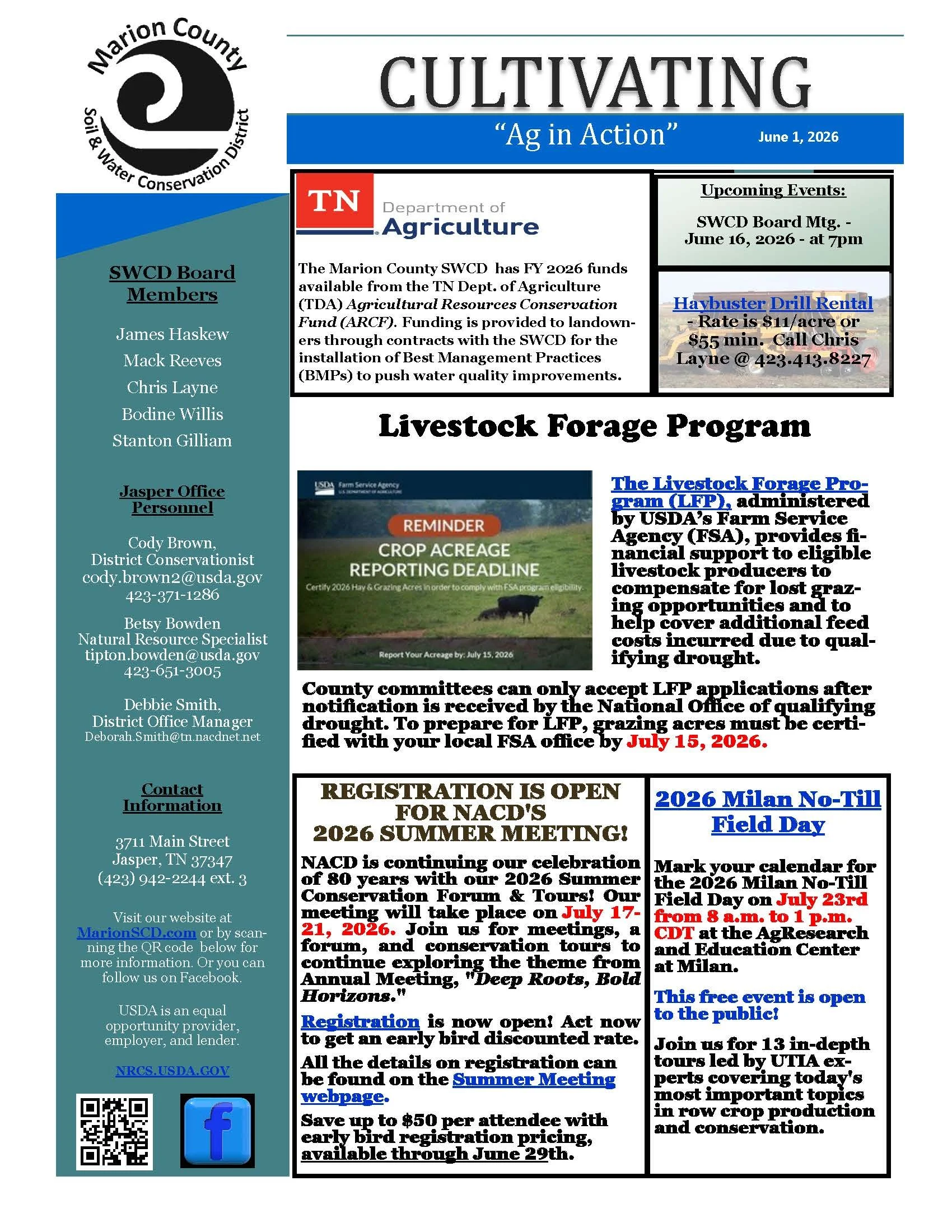 June 2026 Newsletter