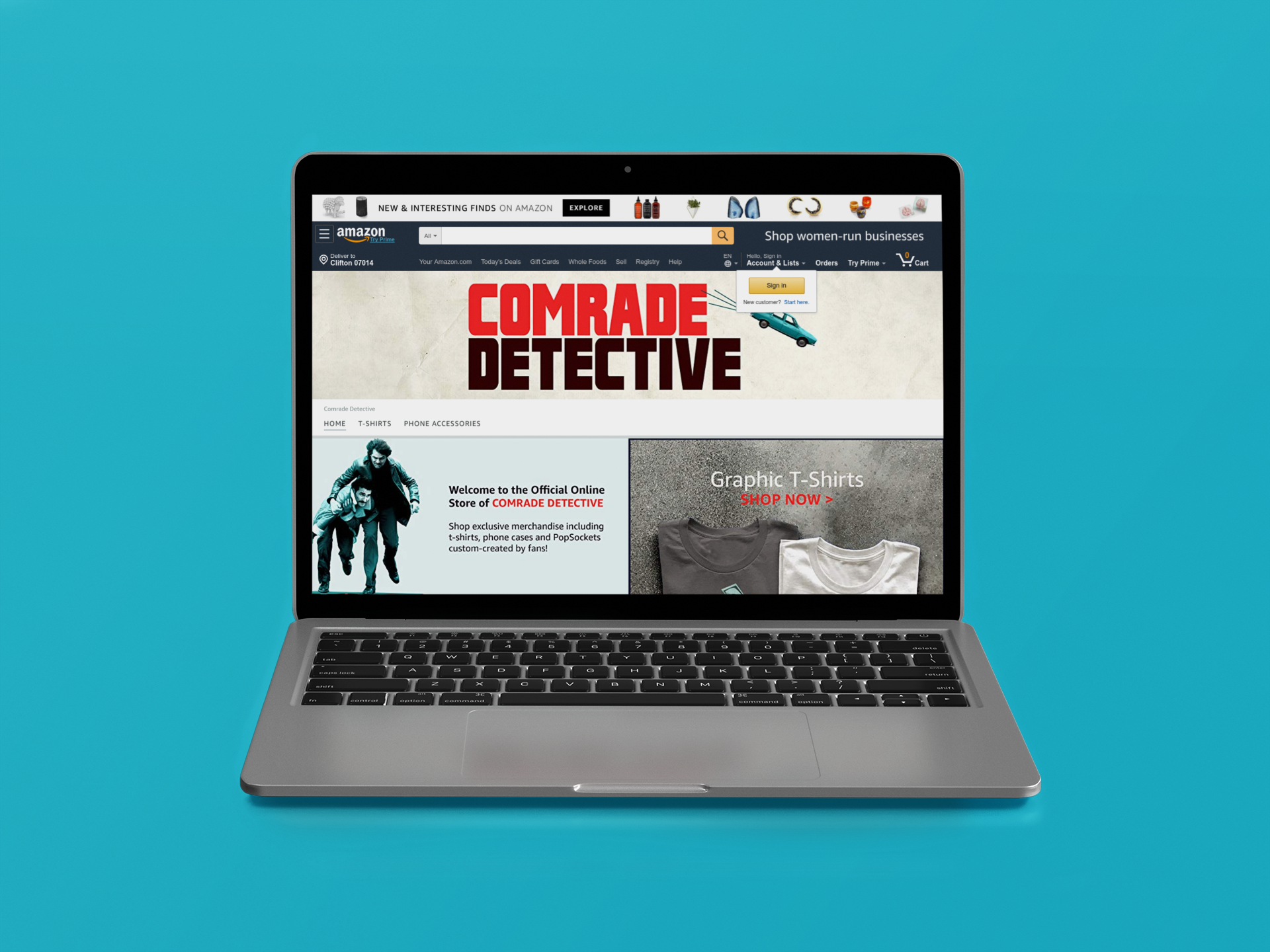 Comrade Detective Store Page