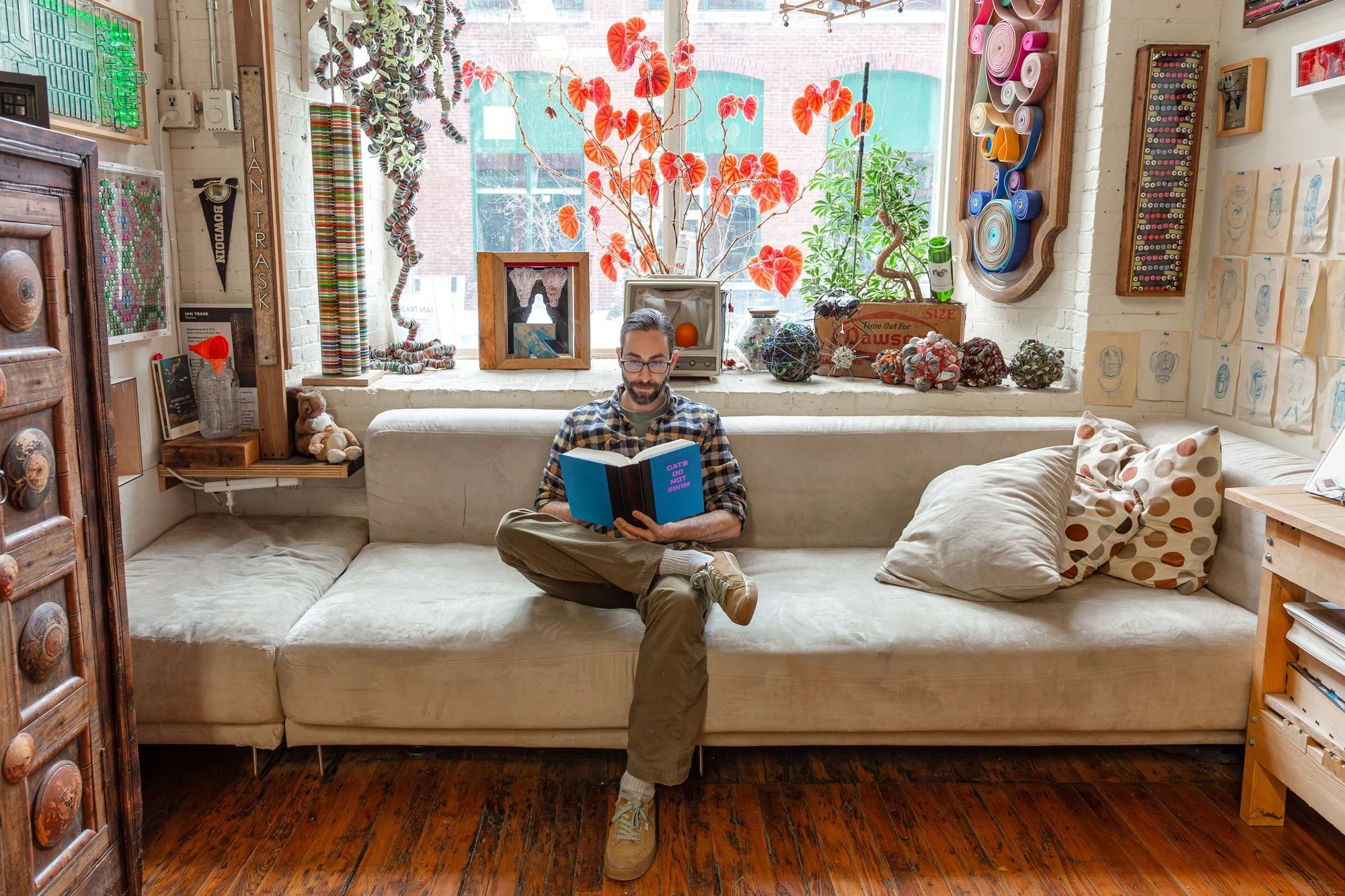 Ian Trask art studio