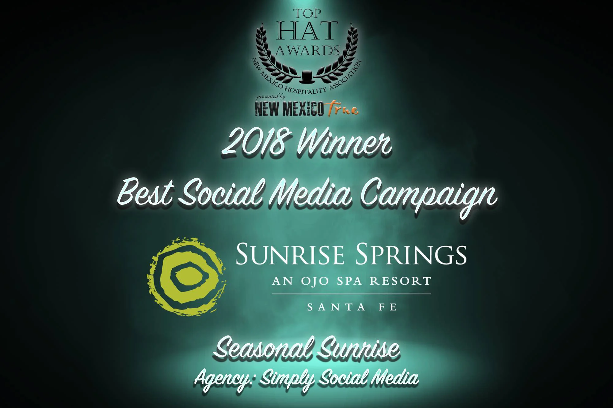2018 Top Hat Awards Best Social Media Campaign Simply Social Media Santa Fe.jpg
