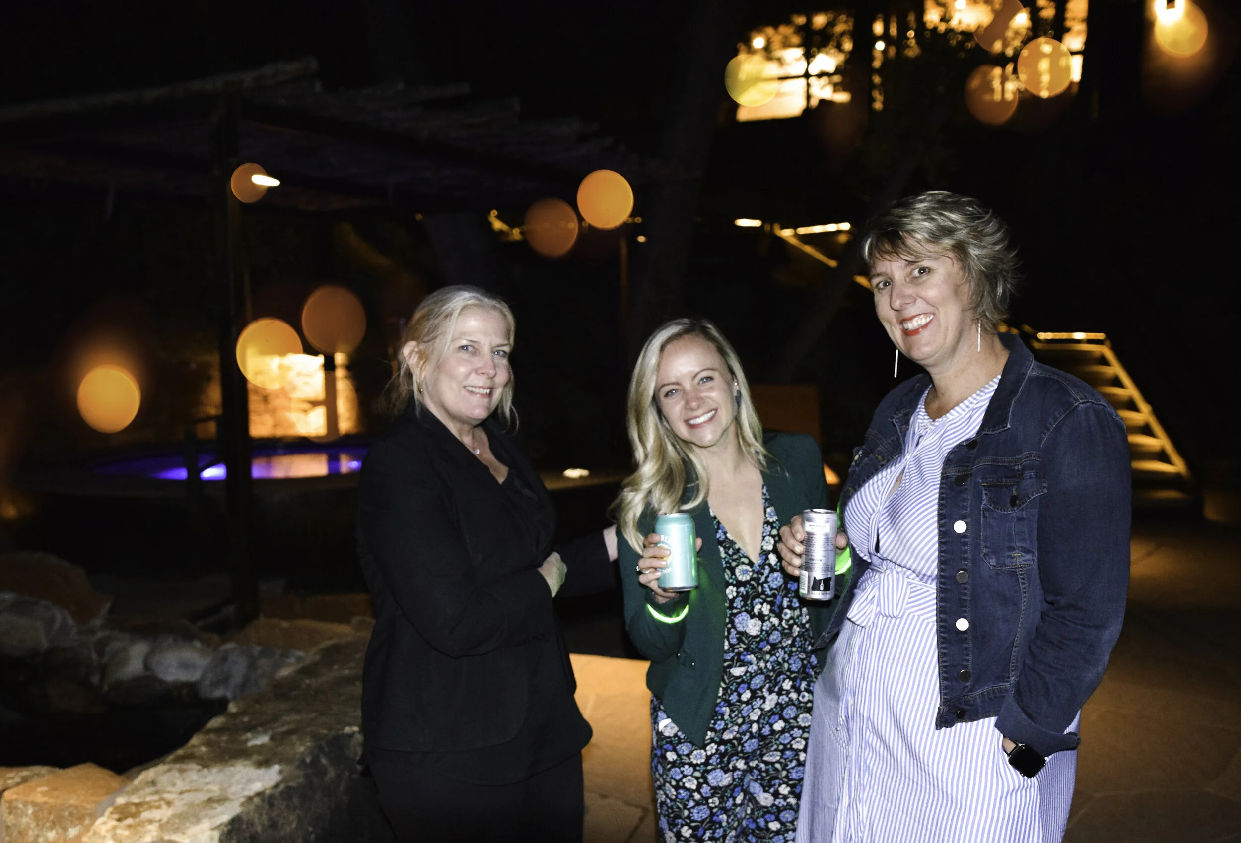 Mara, General Manager of Sunrise Springs Spa Resort with Caitlin and Amy, Co-Owners of Simply Social Media