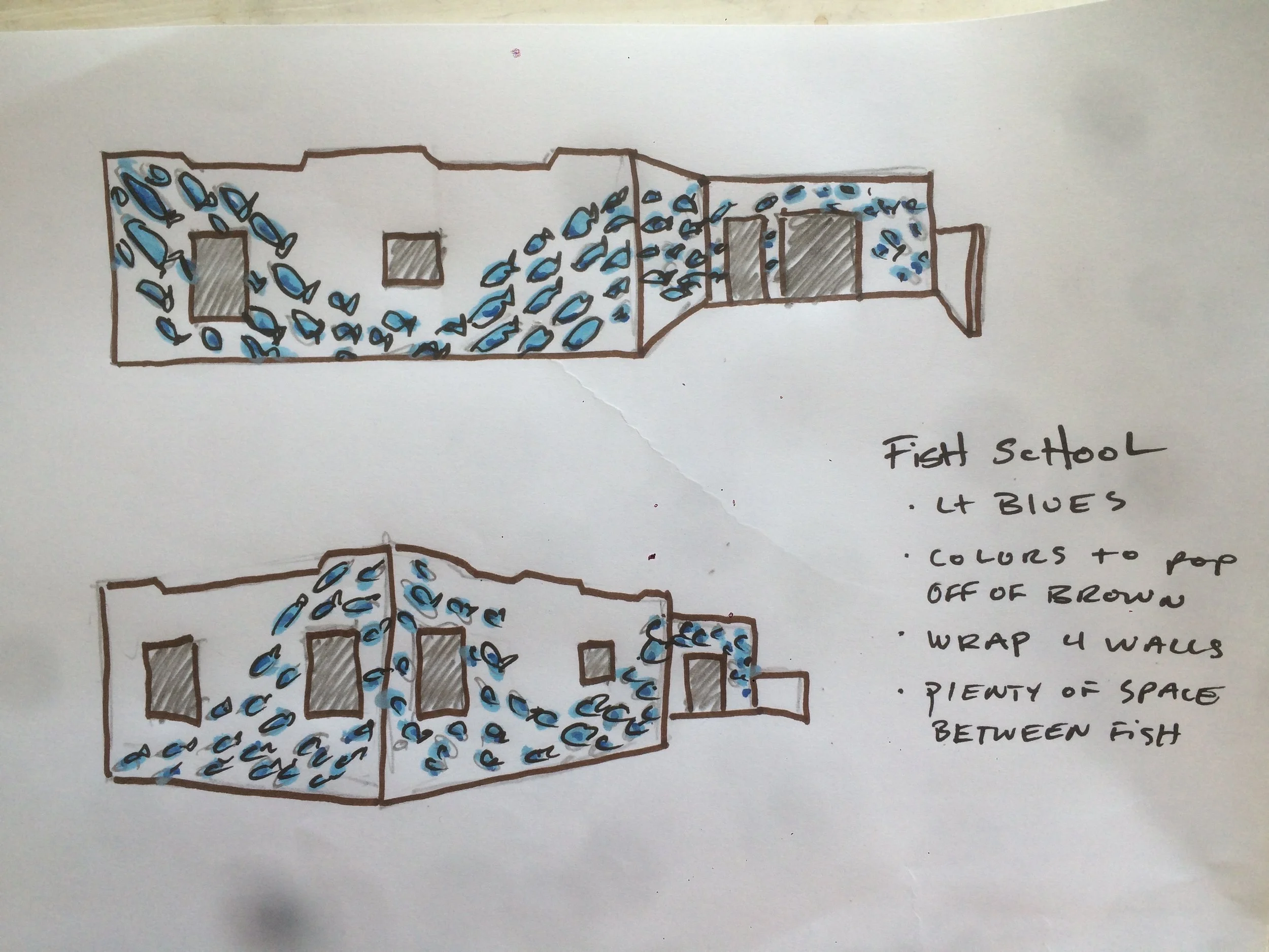 Here I did a basic sketch of the idea I had in mind