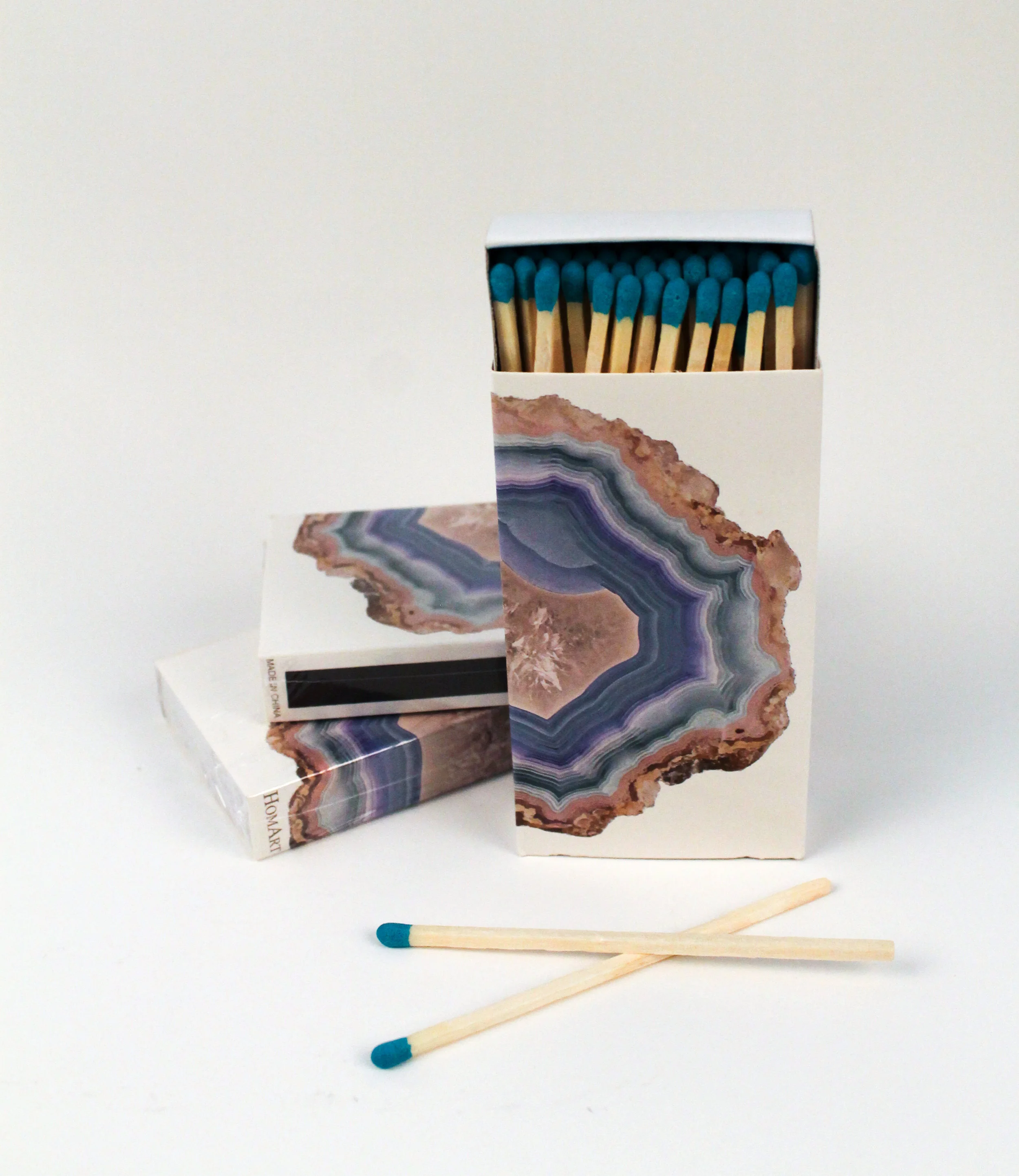 Blue Agate Geode Matches Matchbox.jpg