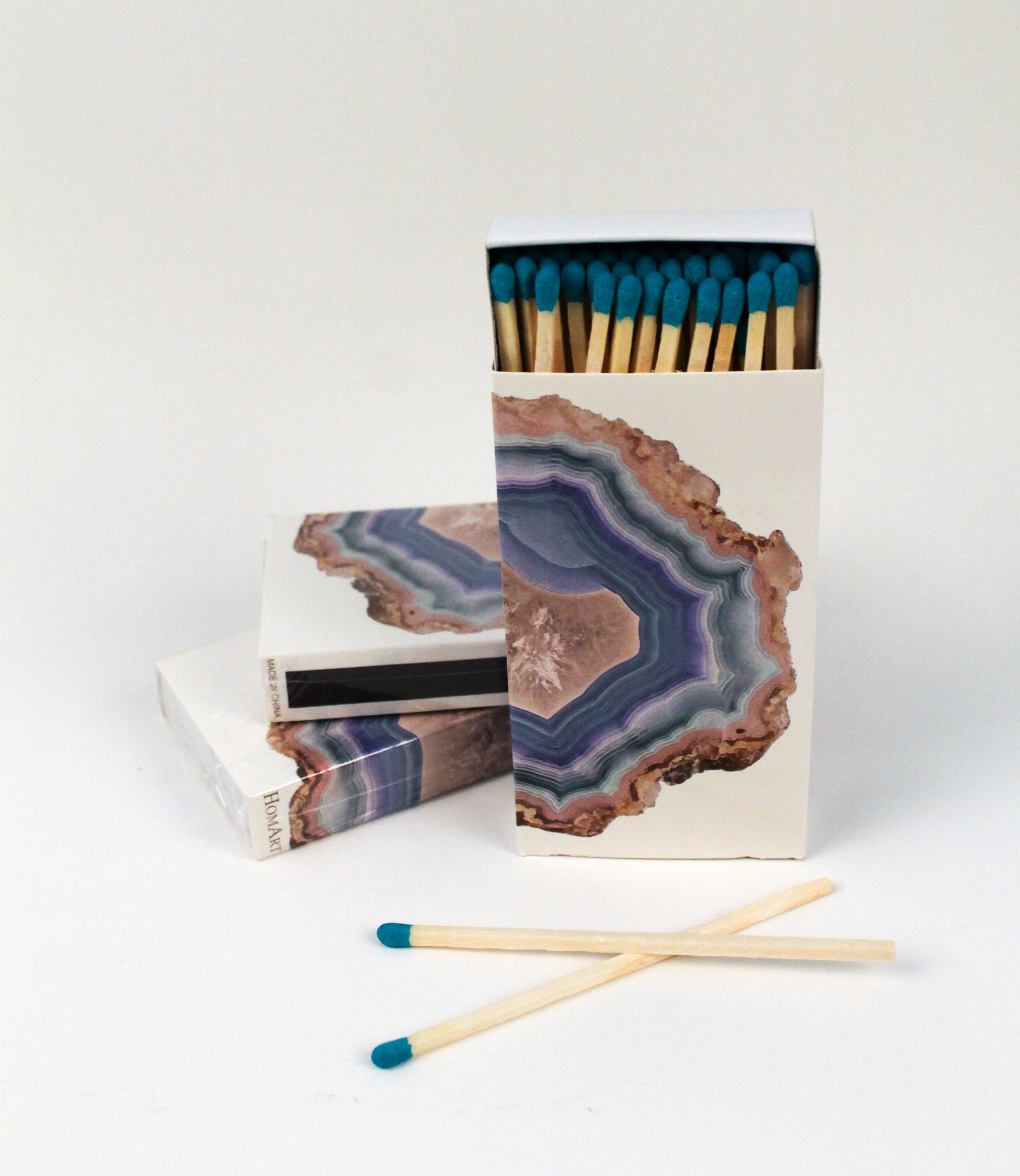 Blue Agate Geode Matches Matchbox.jpg