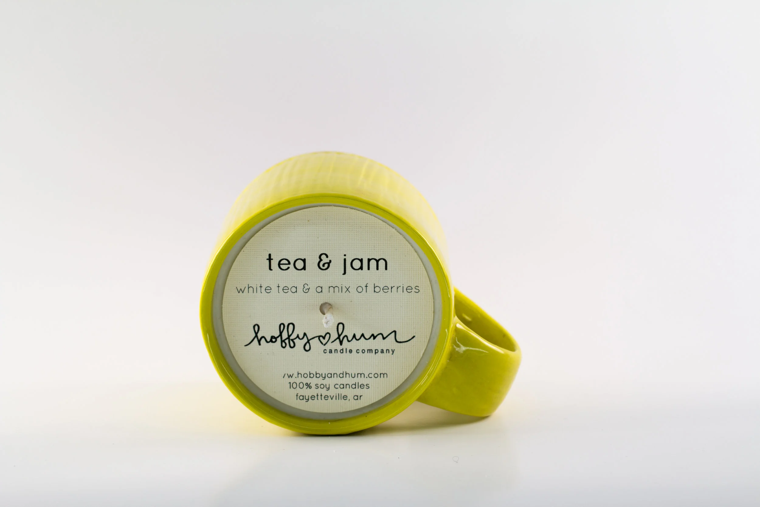 Mug _ Chartreuse Glossy _ Top View _ Ceramic _ Tea & Jam _ Soy Candle _ SH.jpg