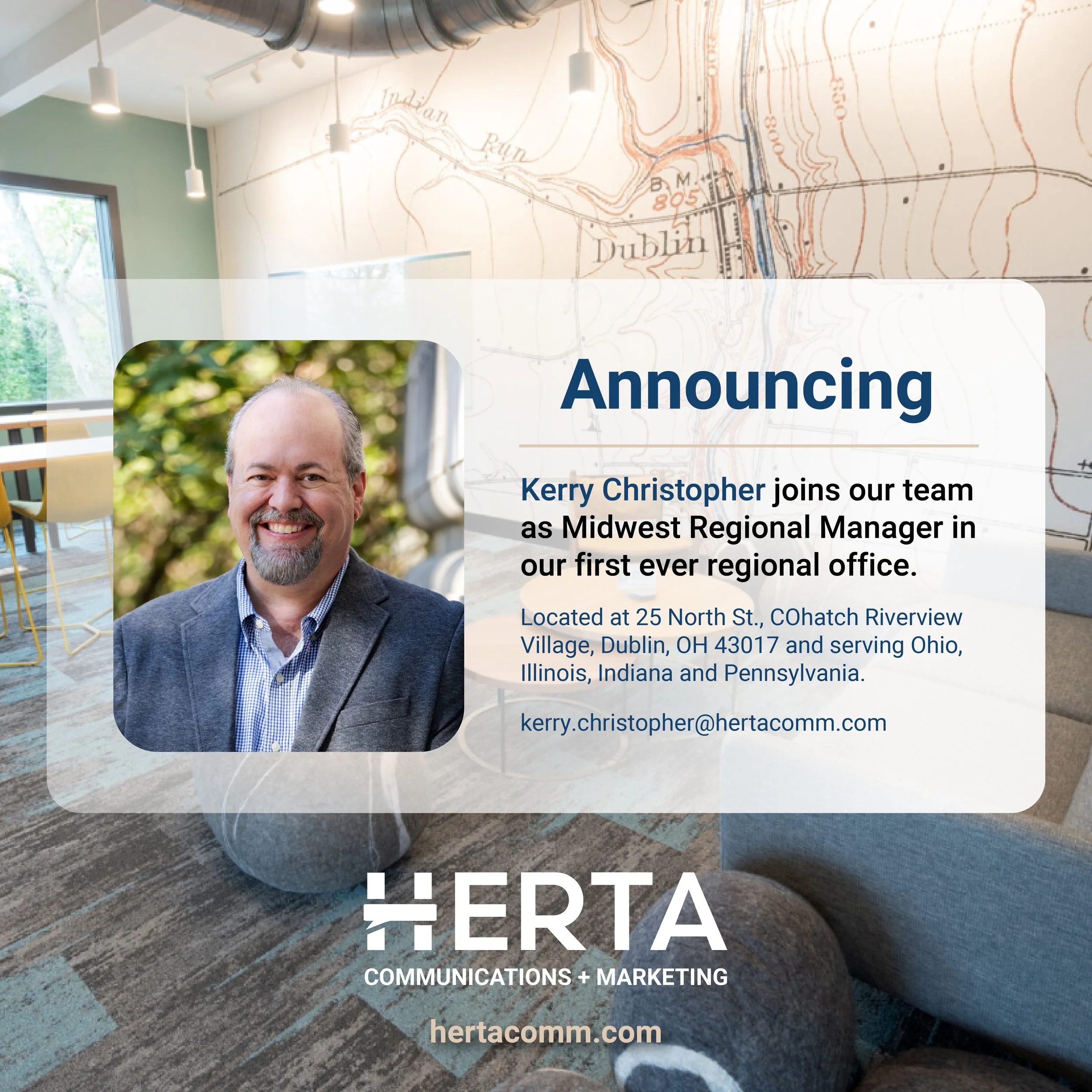 Welcoming Kerry Christopher, Midwest Regional Manager