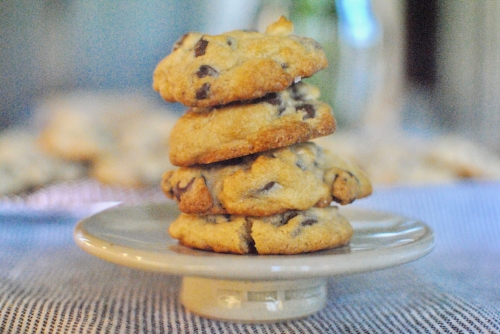 Salted Chocolate Chip Cookies