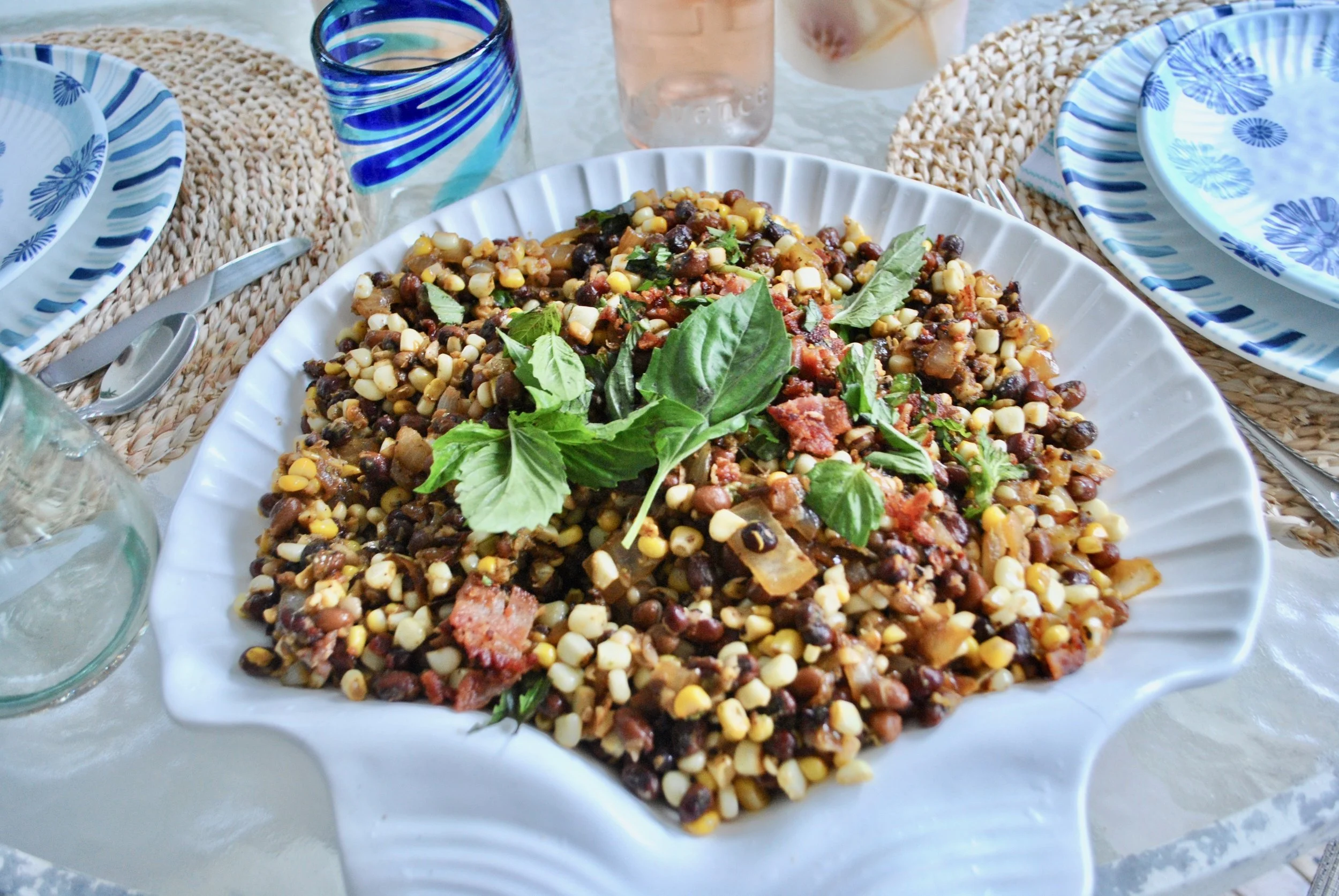 Field Pea, Corn and Bacon Salad — Crazy Blonde Life