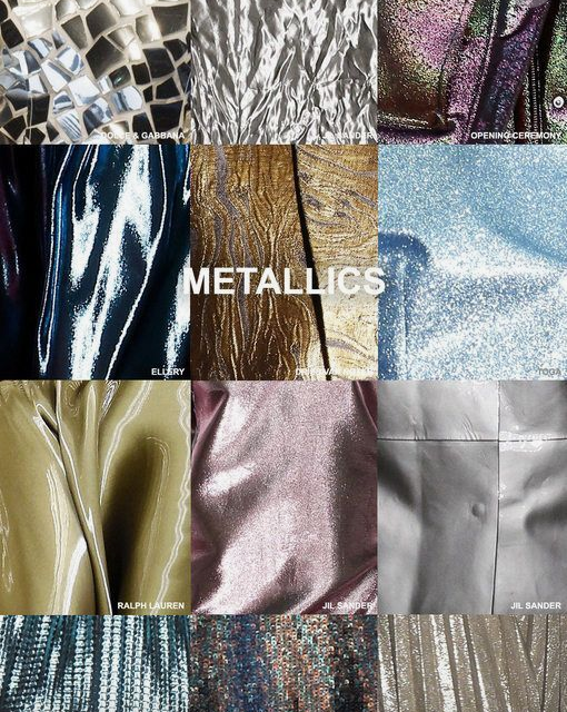 Metallics for Fall 2017