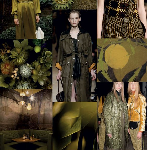 Olive green for Fall 2017