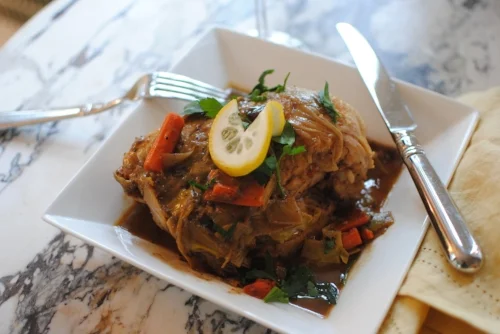 Chicken with Leeks and Lemon