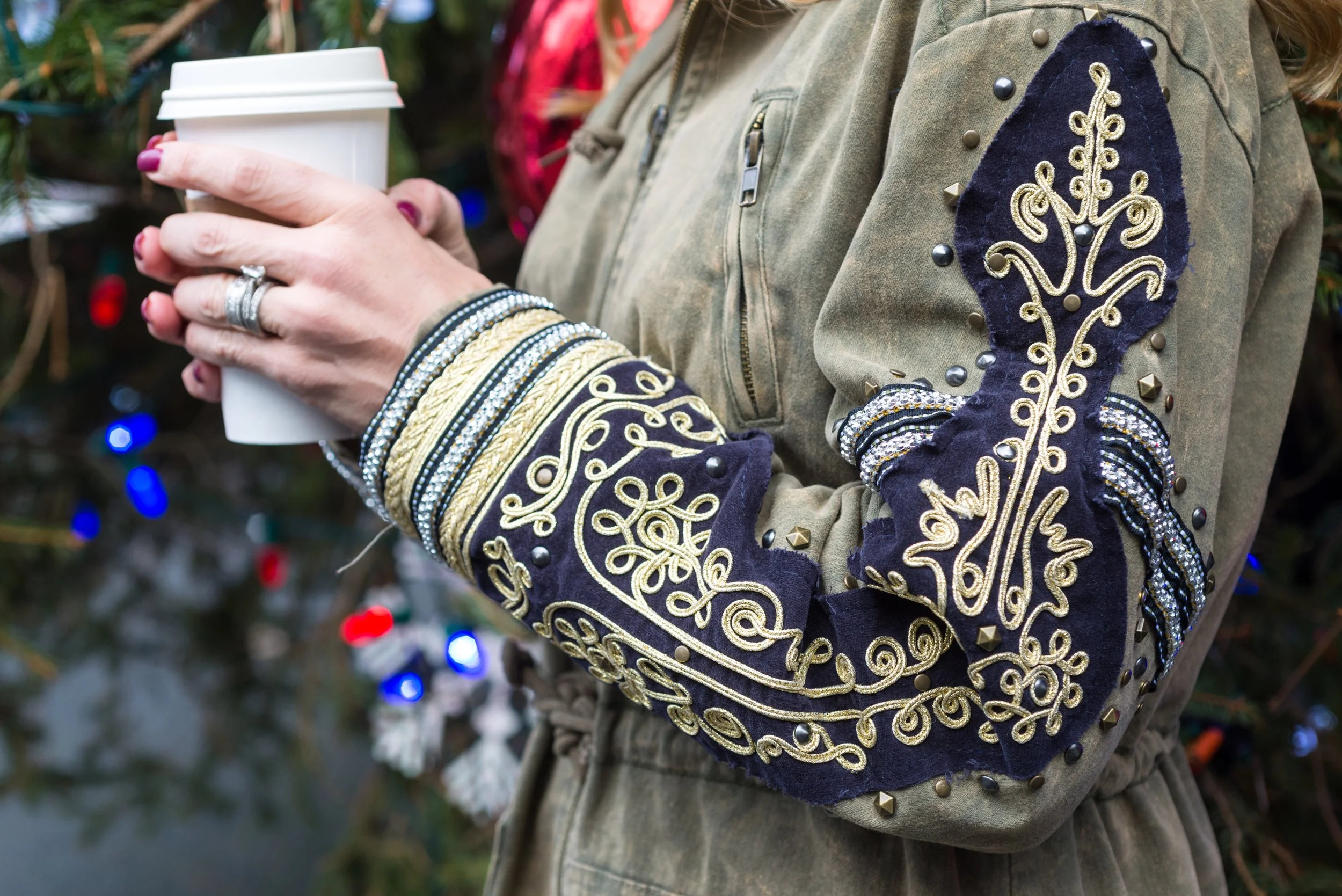 Embellished Military Jacket