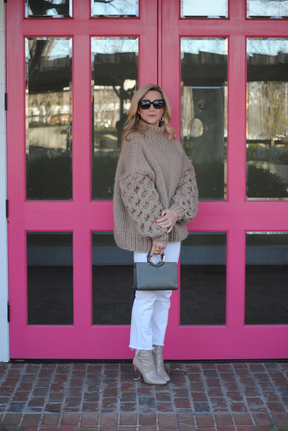 How To Wear An Oversized Turtleneck Sweater - SimplyChristianne