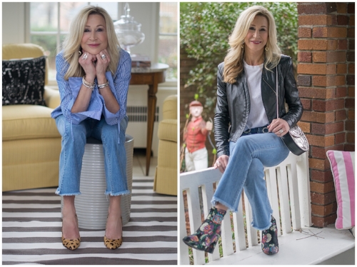 A Chic Way to Style Cropped Flare Jeans 
