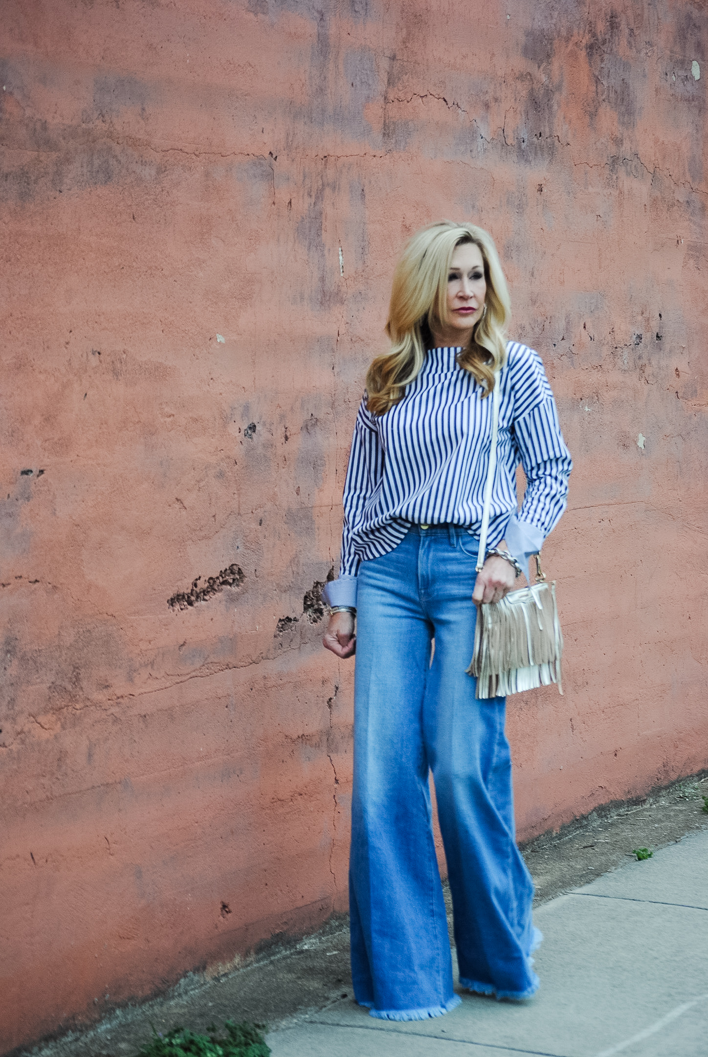 Styling Wide Palazzo Jeans — Crazy Blonde Life