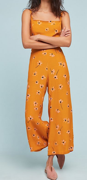 Anthropologie Wide Leg Jumpsuit