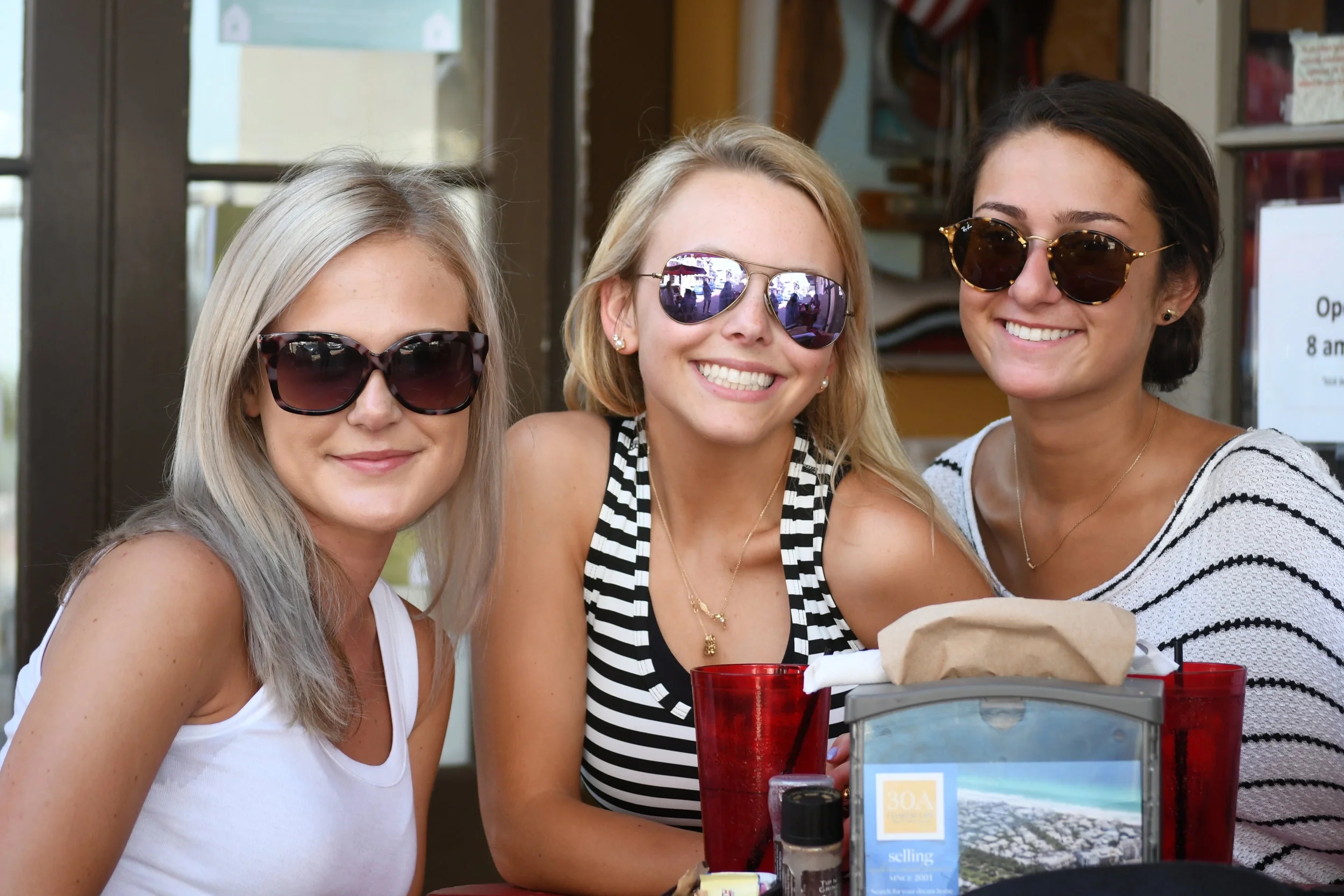 Sweet girls on vacation