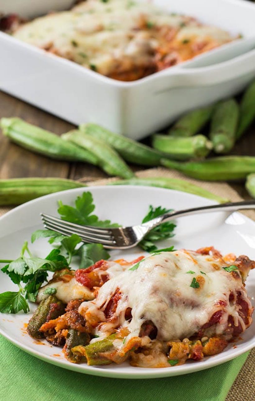 Okra Parmigiana Recipe