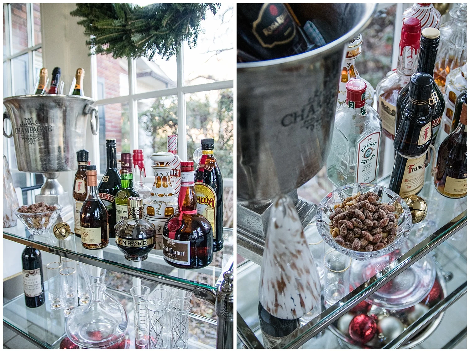 Holiday Bar Cart - Crazy Blonde Life