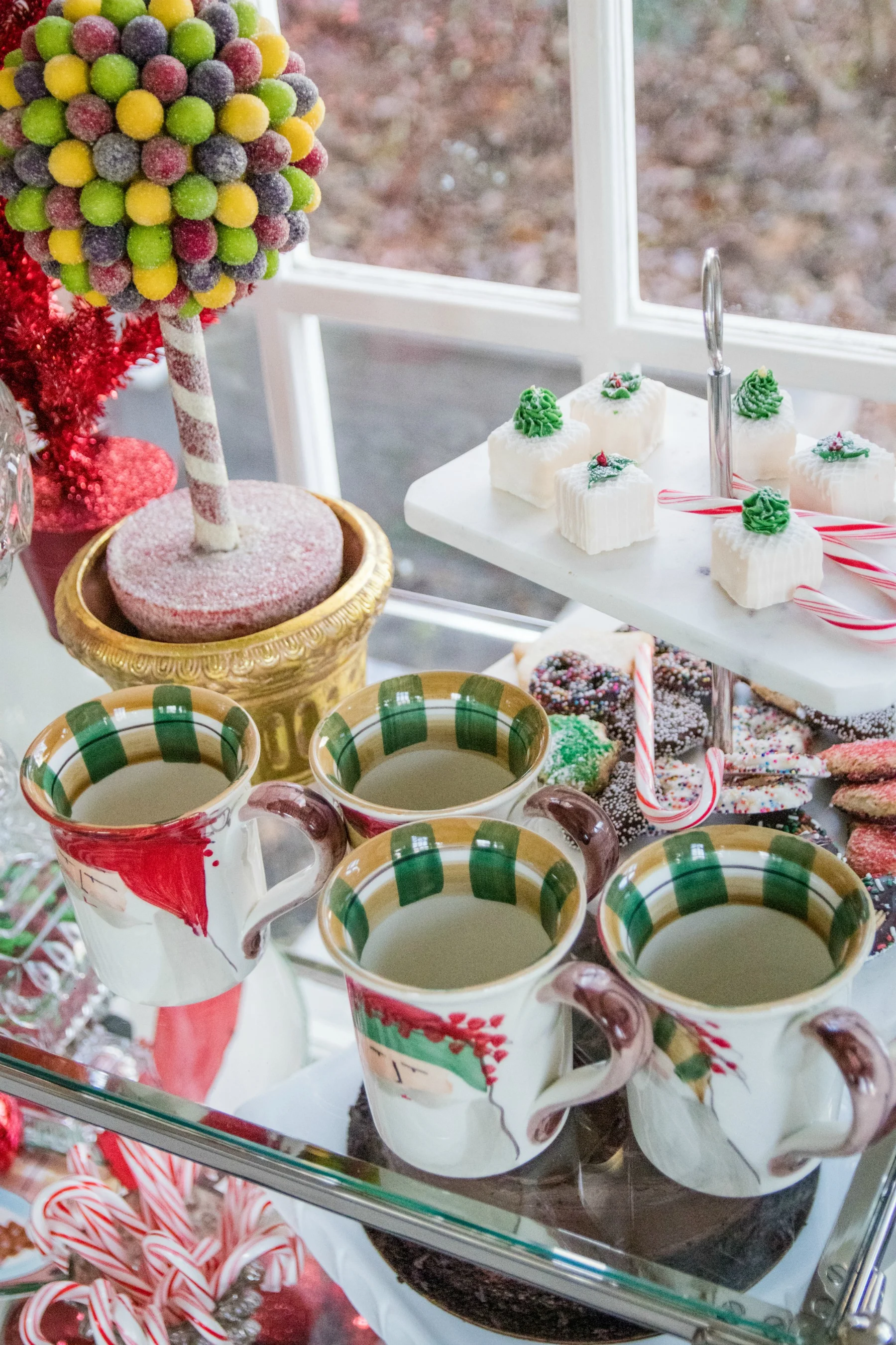 Holiday Bar Cart - Crazy Blonde Style