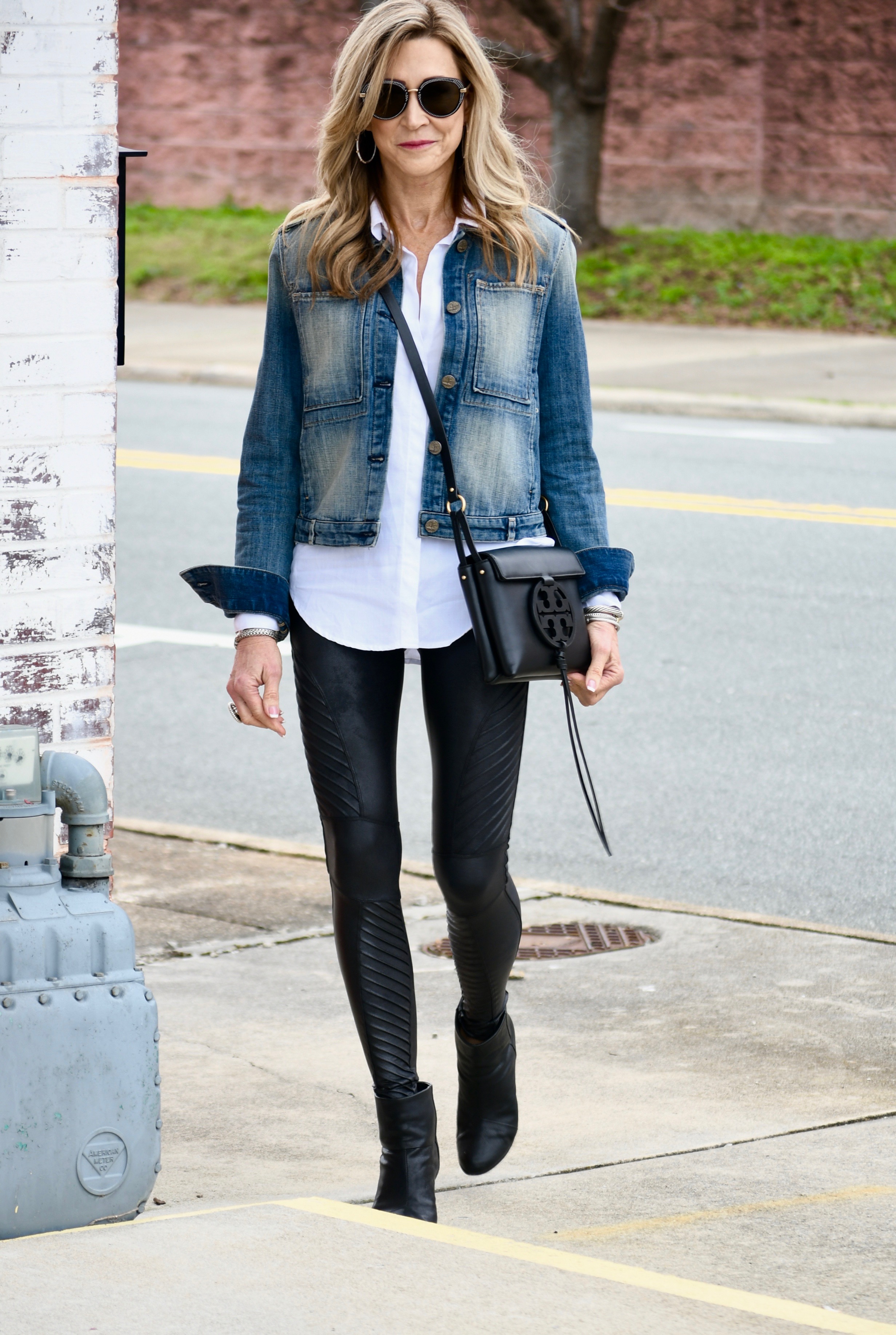 SPANX - Street style made easy with our Faux Leather Moto Leggings