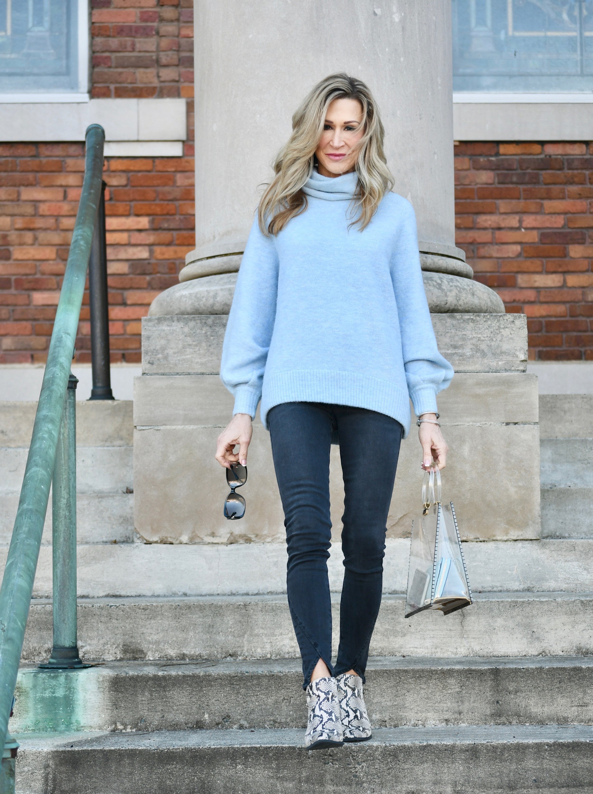 Wearing Light Blue in Winter — Crazy Blonde Life