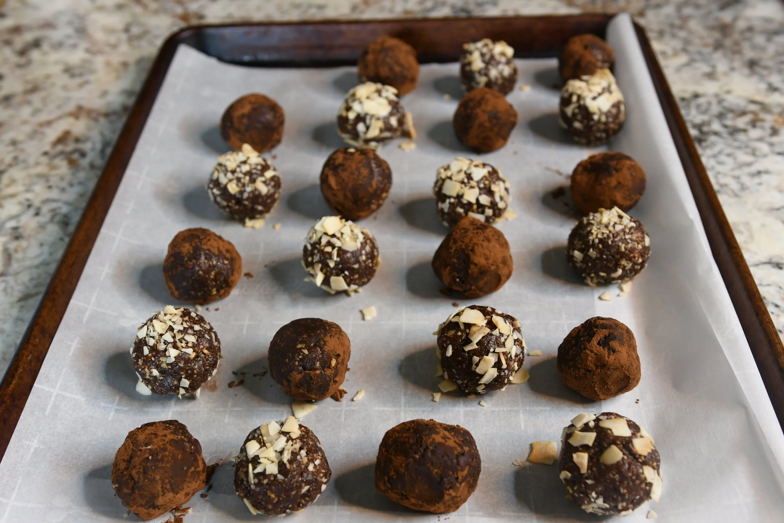 Raspberry Cocoa Energy Balls - Crazy Blonde Life