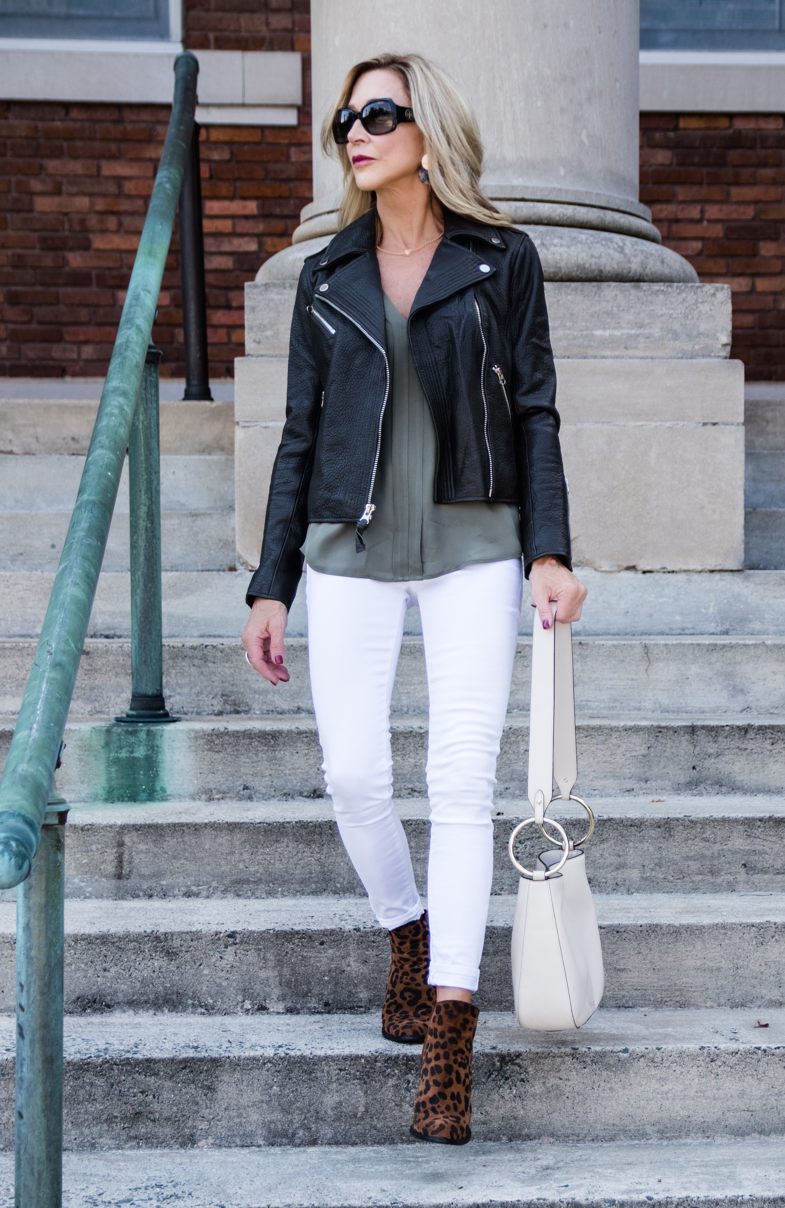 10 Stylish Ways to Wear a Leather Jacket — Crazy Blonde Life