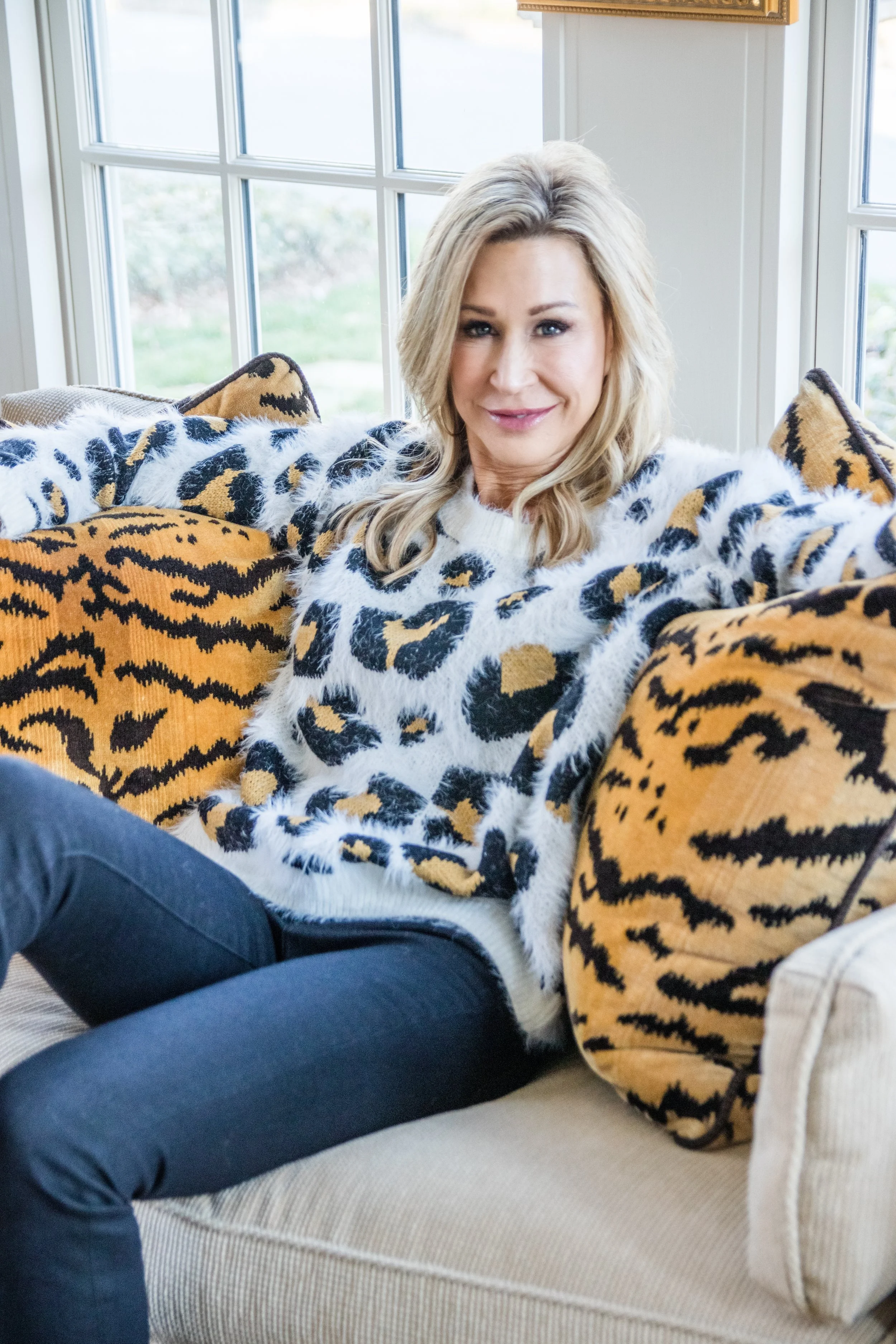 Leopard Sweater for Spring - Crazy Blonde Style