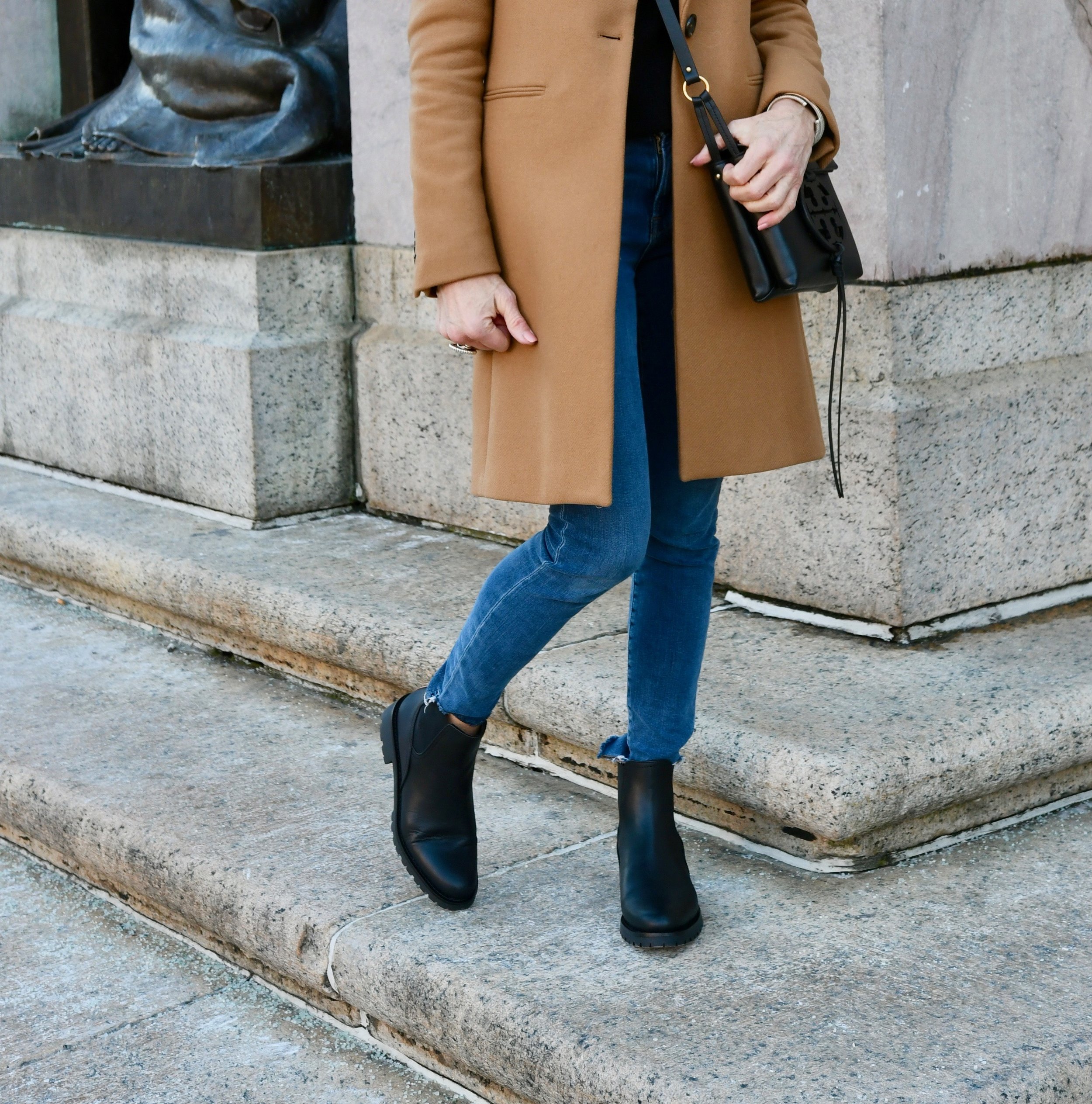 Black boots for Boston