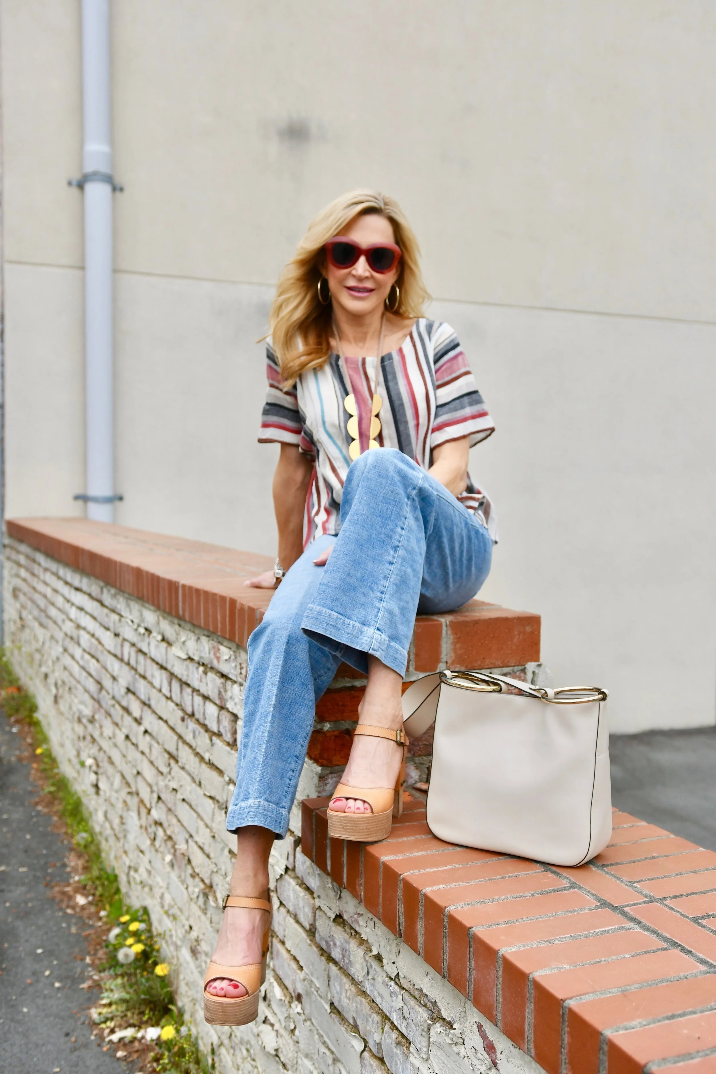 Odells Top with James Jeans - Crazy Blonde ife