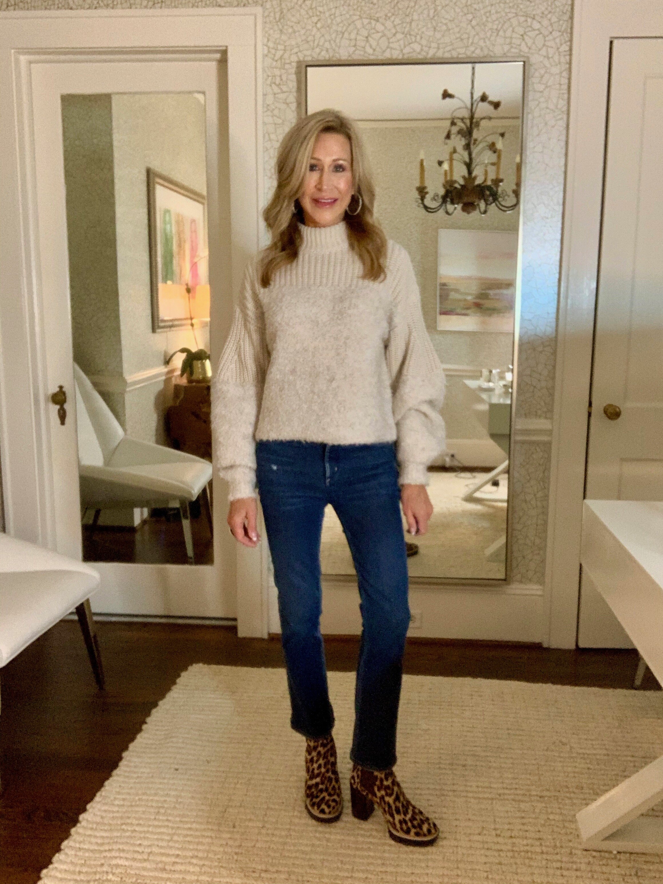 Styling a Pullover Sweater with Jeans — Crazy Blonde Life