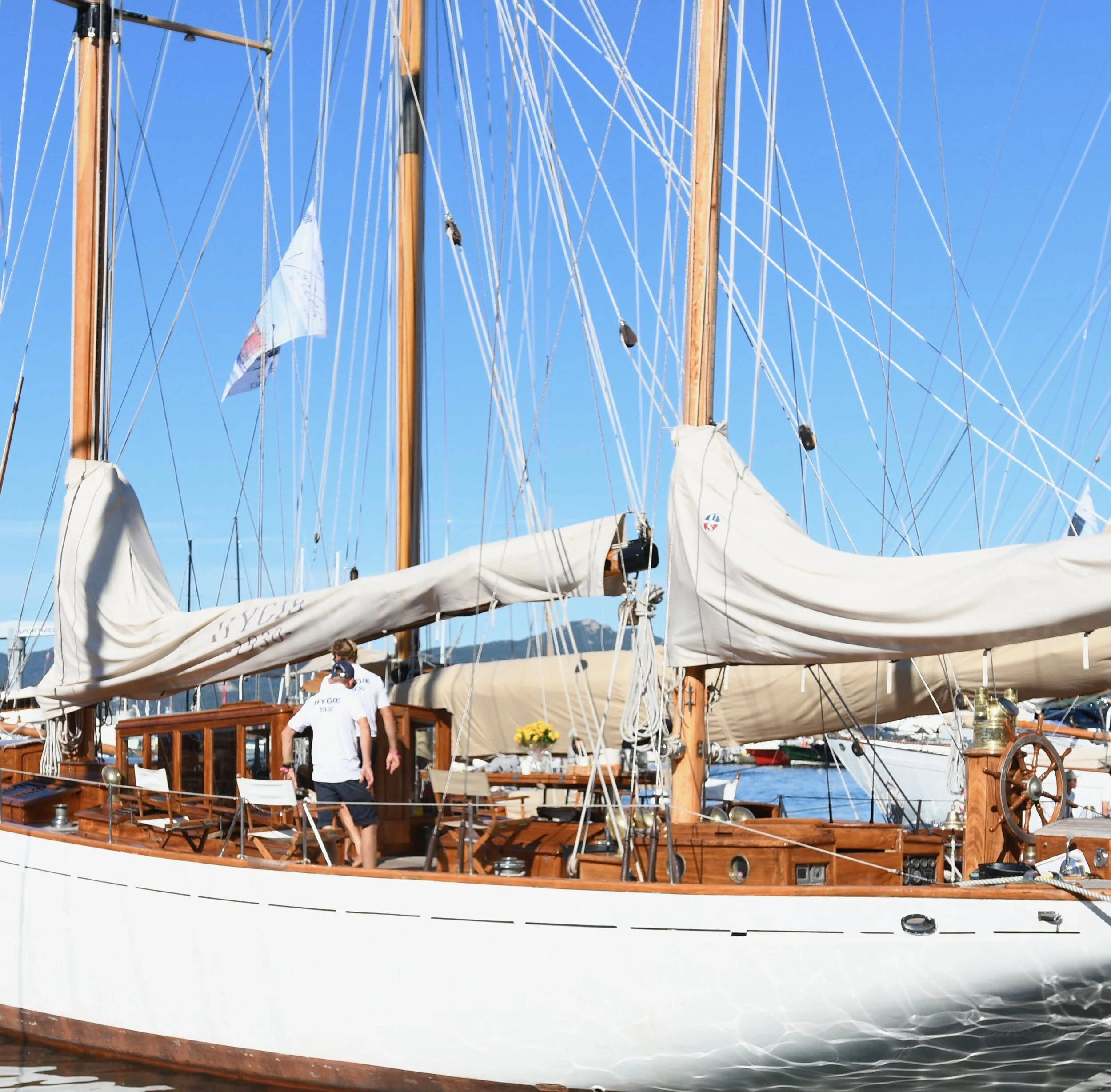 Sailboat in Saint-Tropez