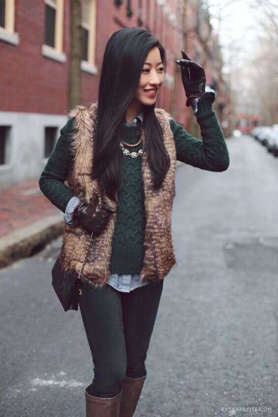 03-black-skinnies-a-shirt-a-green-sweater-a-faux-fur-vest-and-knee-boots.jpg