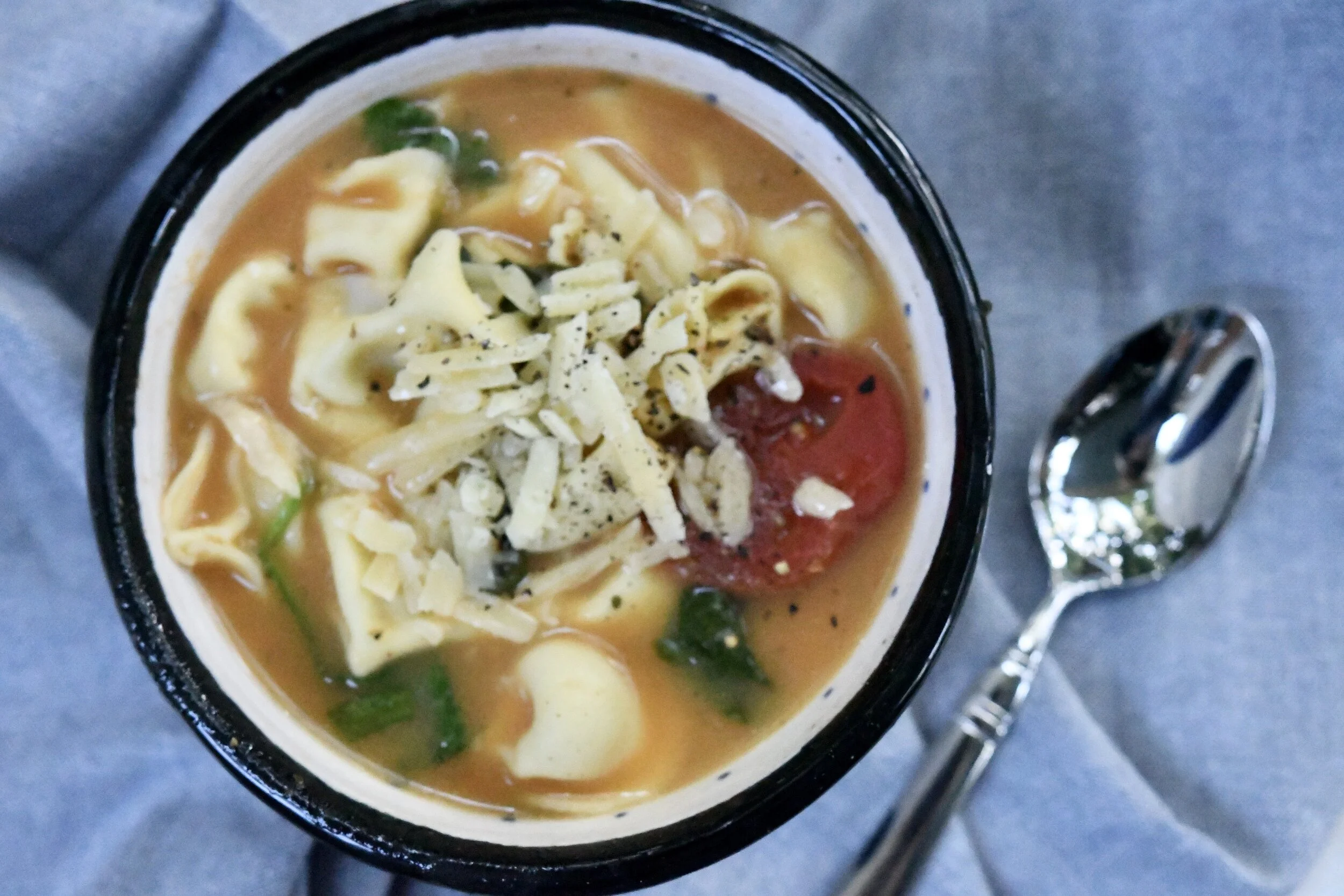 5 Ingredient Tortellini Soup - Crazy Blonde Life