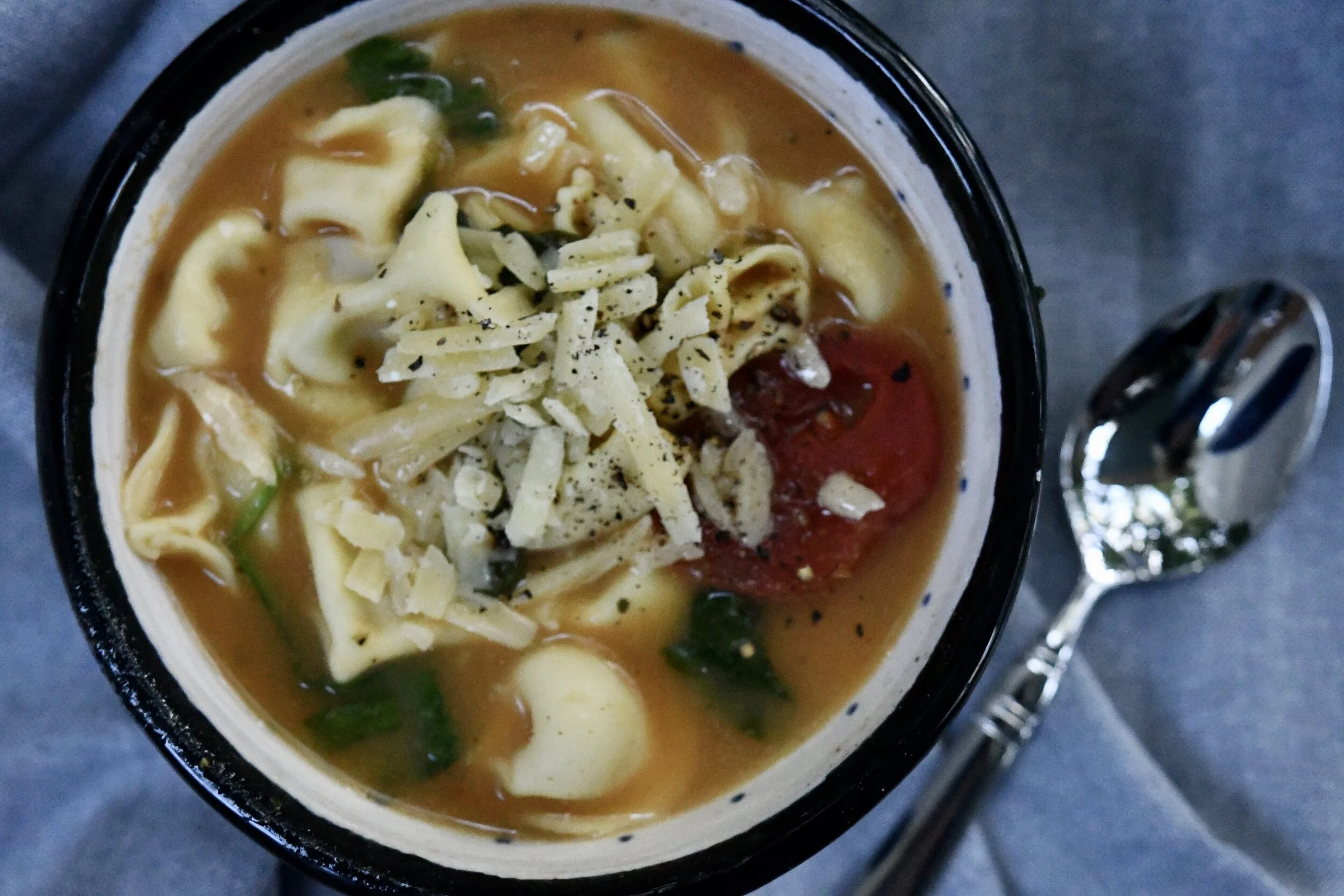 5 Ingredient Tortellini Soup - Crazy Blonde Life