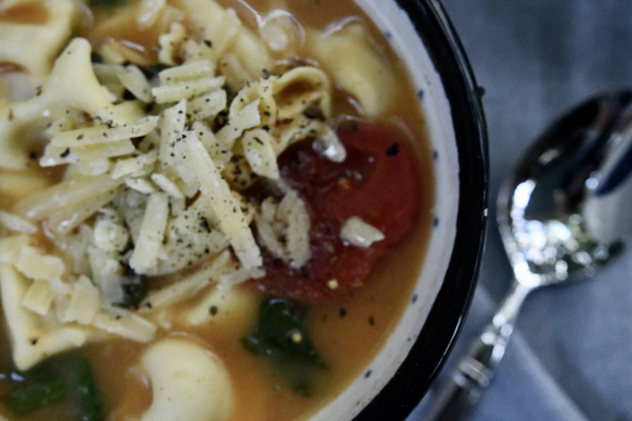 5 Ingredient Tortellini Soup - Crazy Blonde Life