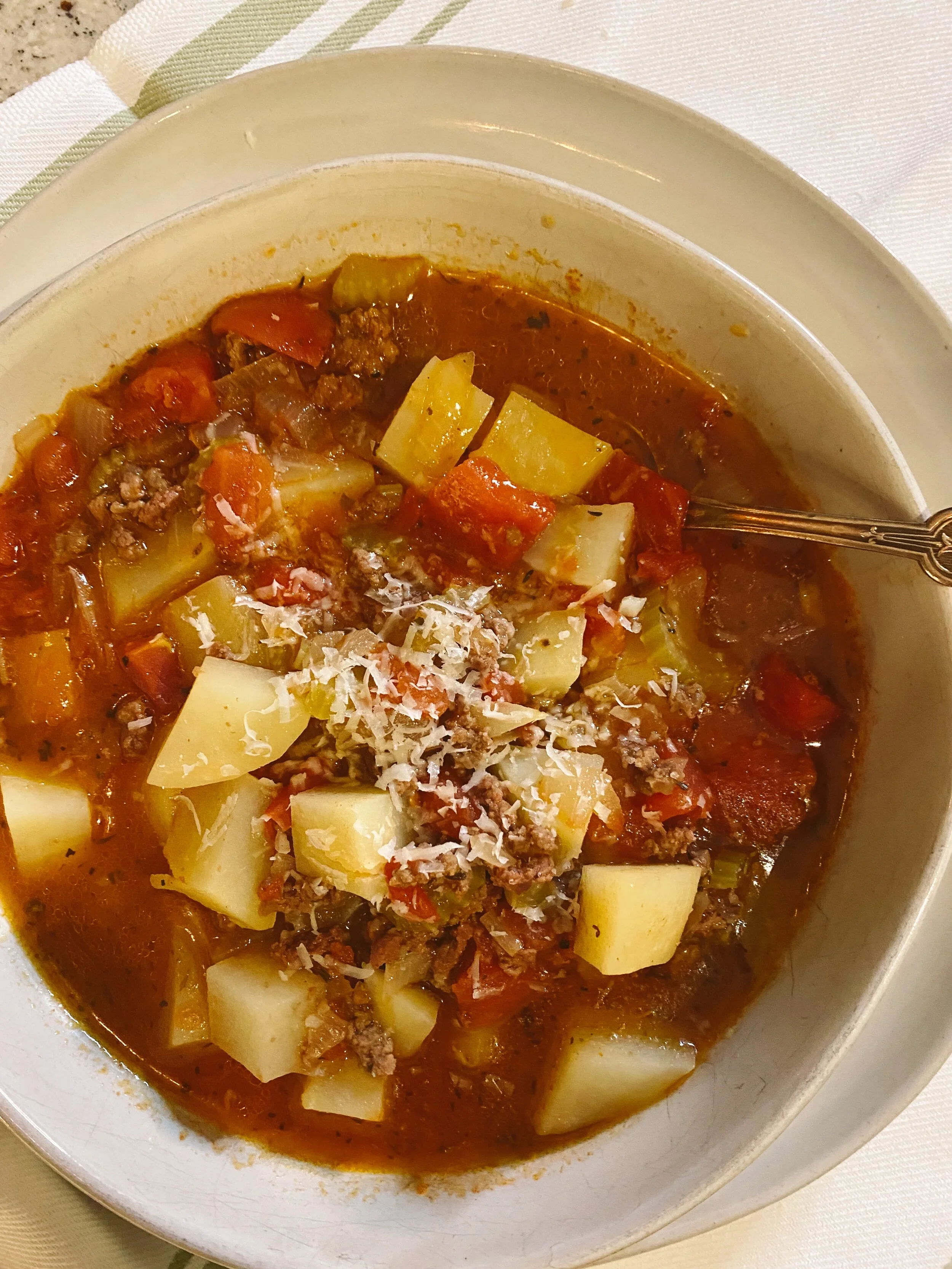    Easy Hamburger Soup   