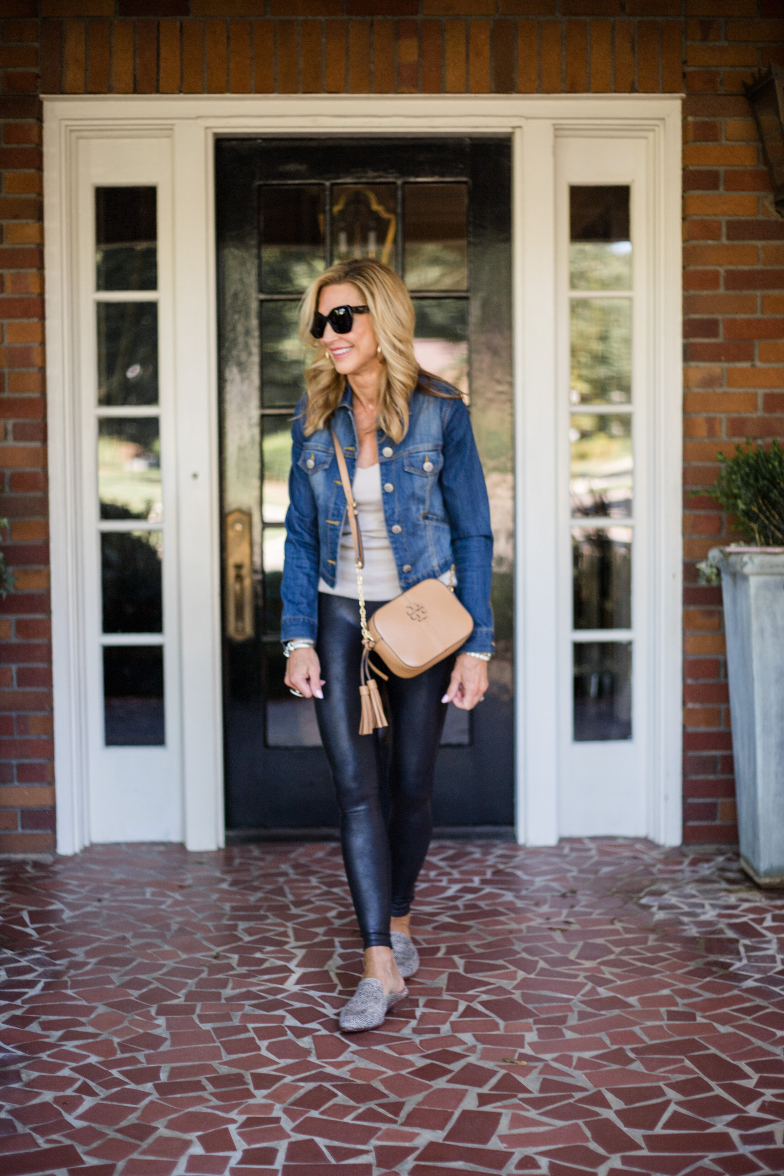 6 Ways to Style Your Spanx Faux Leather Leggings! — Crazy Blonde Life