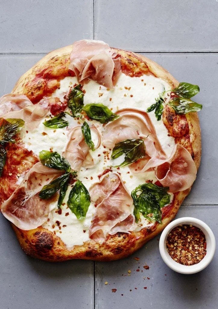 Burrata Pizza Pie via What's Gaby Cooking - Crazy Blonde Life