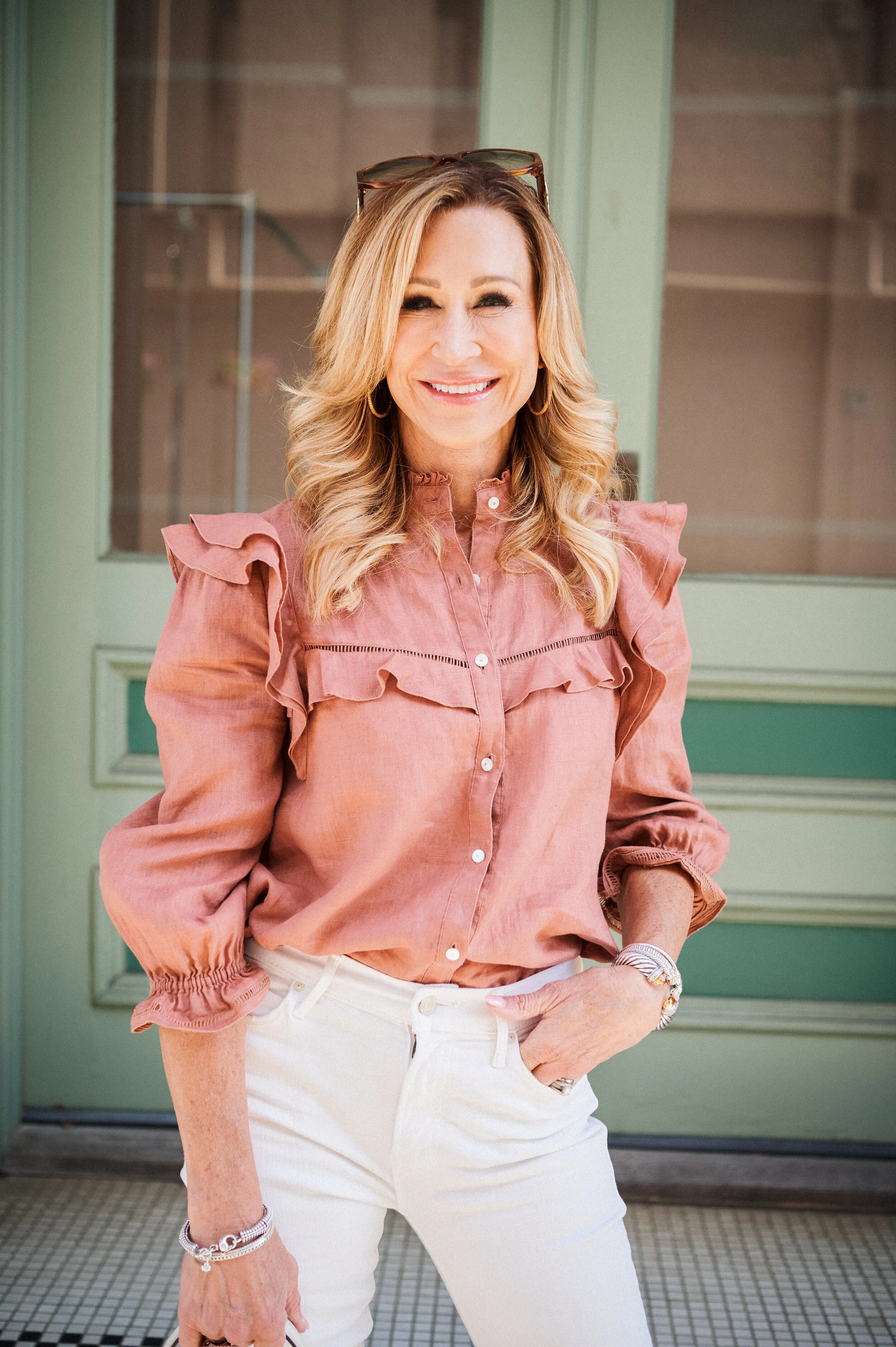 Veronica Beard Blouse - Crazy Blonde Life