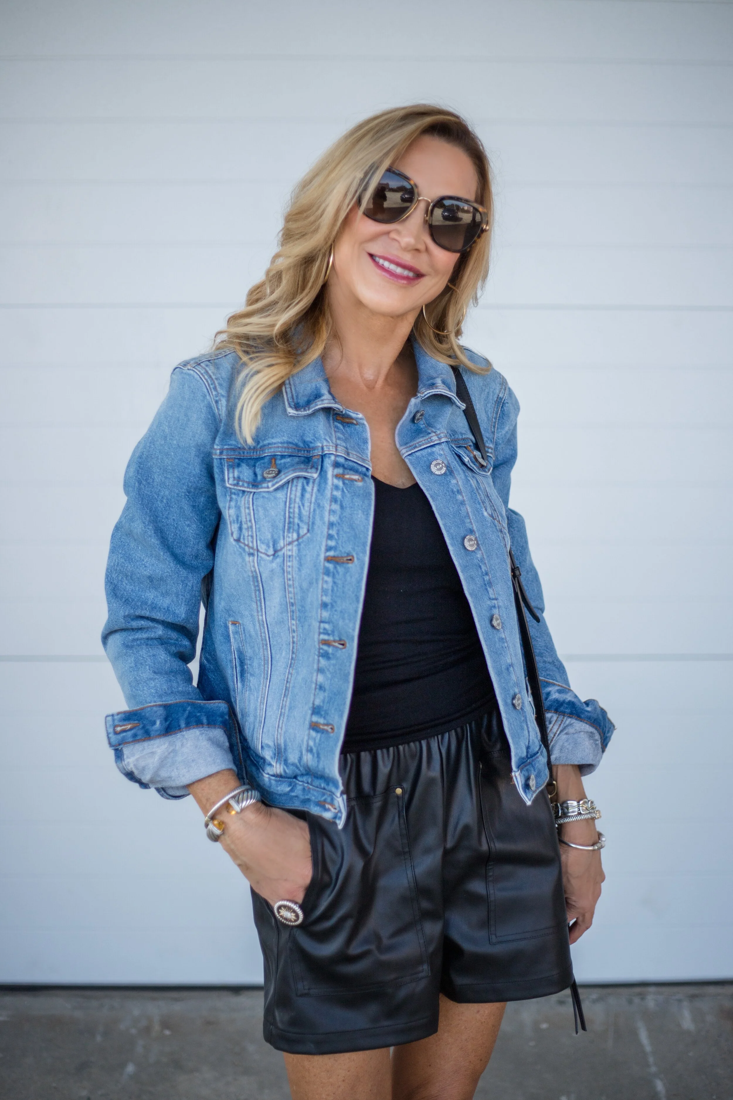 how to dress leather shorts 6 Ways to Wear High Waisted Leather Shorts
