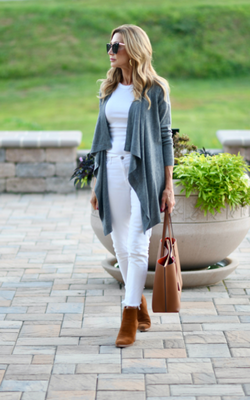 Daily Outfit - Olive Green & Light Blue for Fall — Crazy Blonde Life