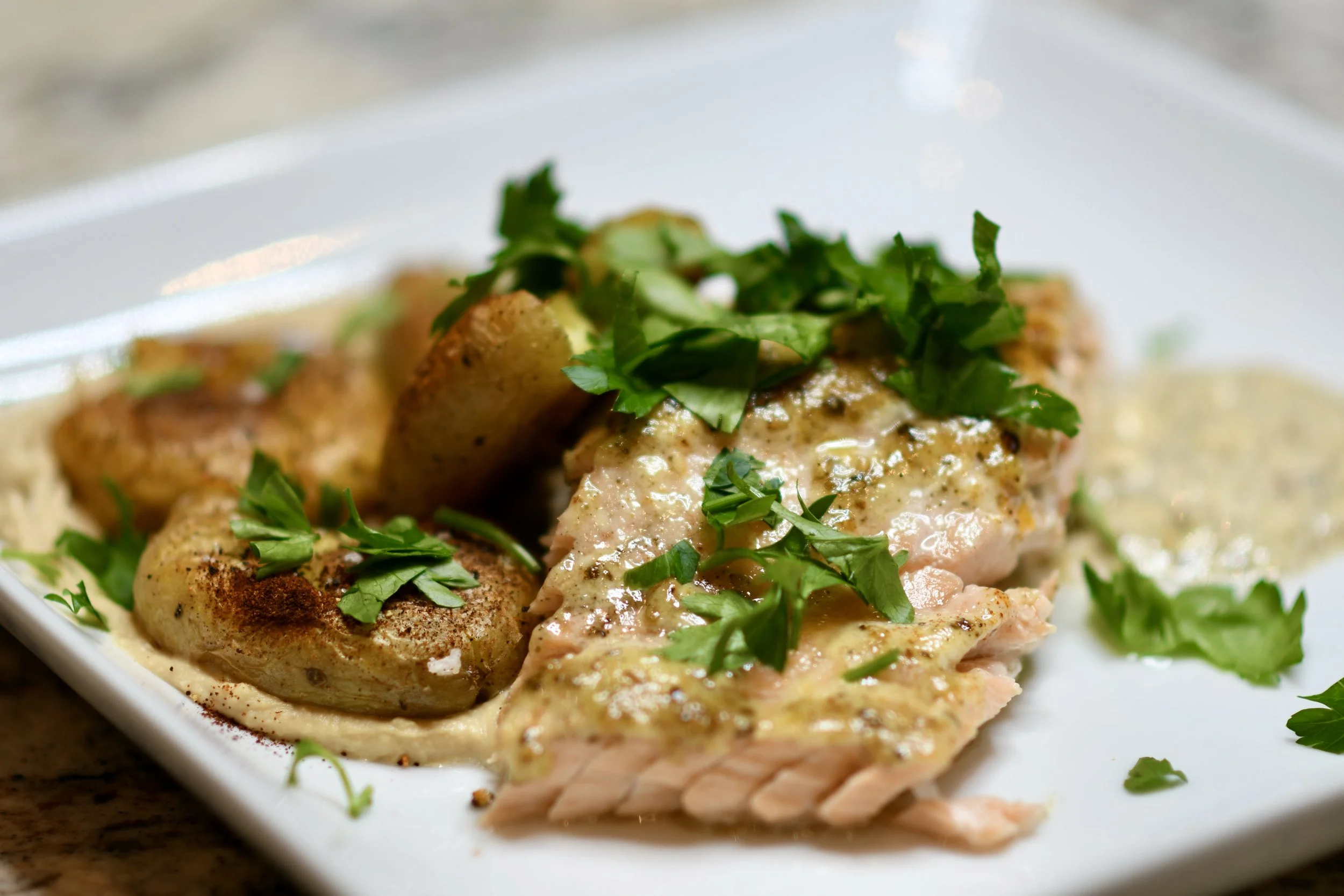 Hot Honey Za'atar Salmon