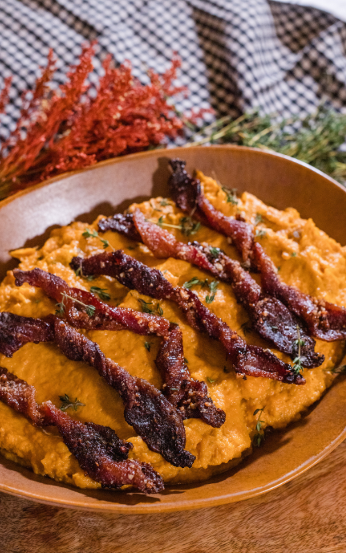Sweet Potatoes with Candied Bacon Spirals - My Latest YouTube Video
