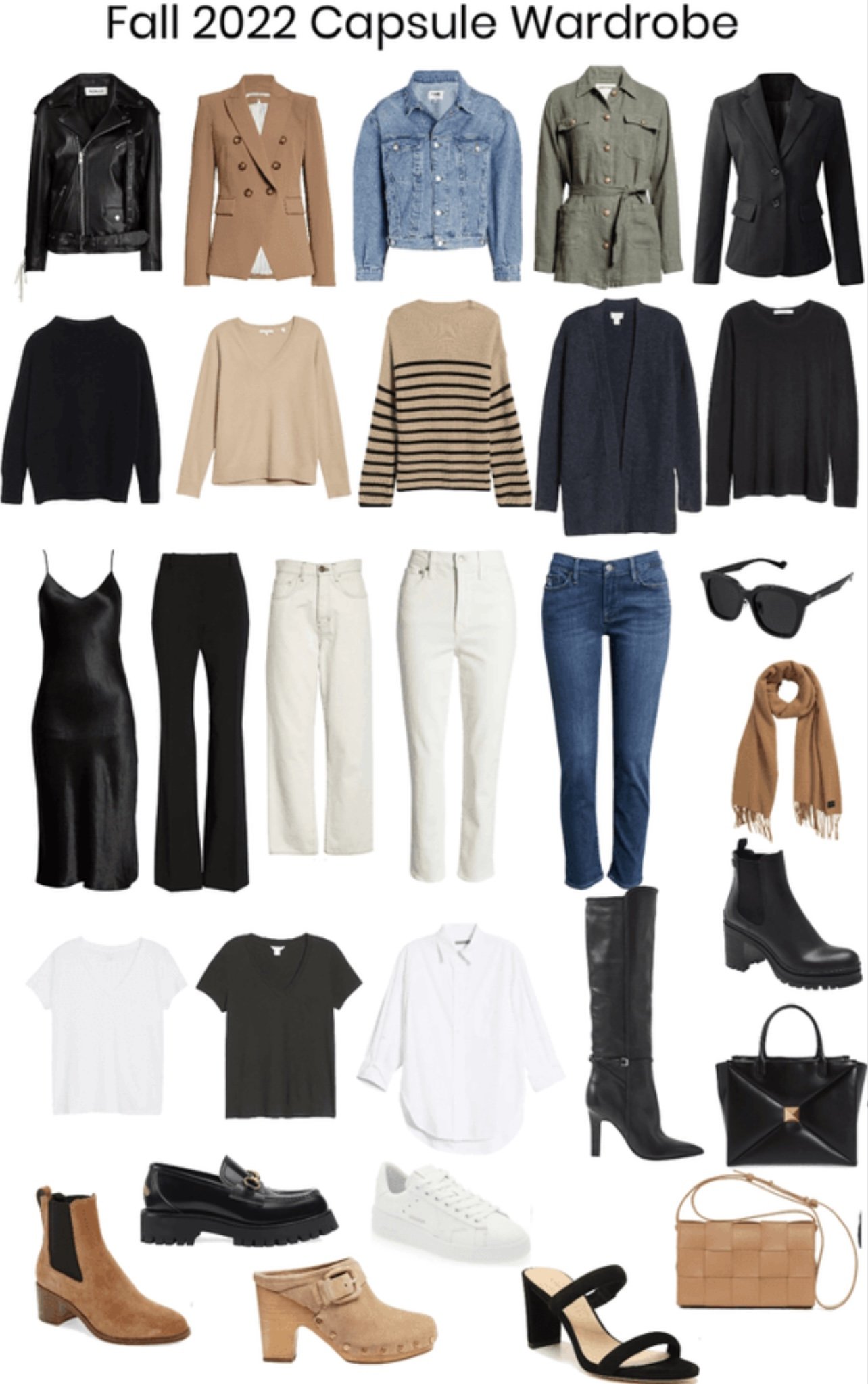 Fall Fashion Made Easy - My 30 Piece Capsule Wardrobe Pieces + 22