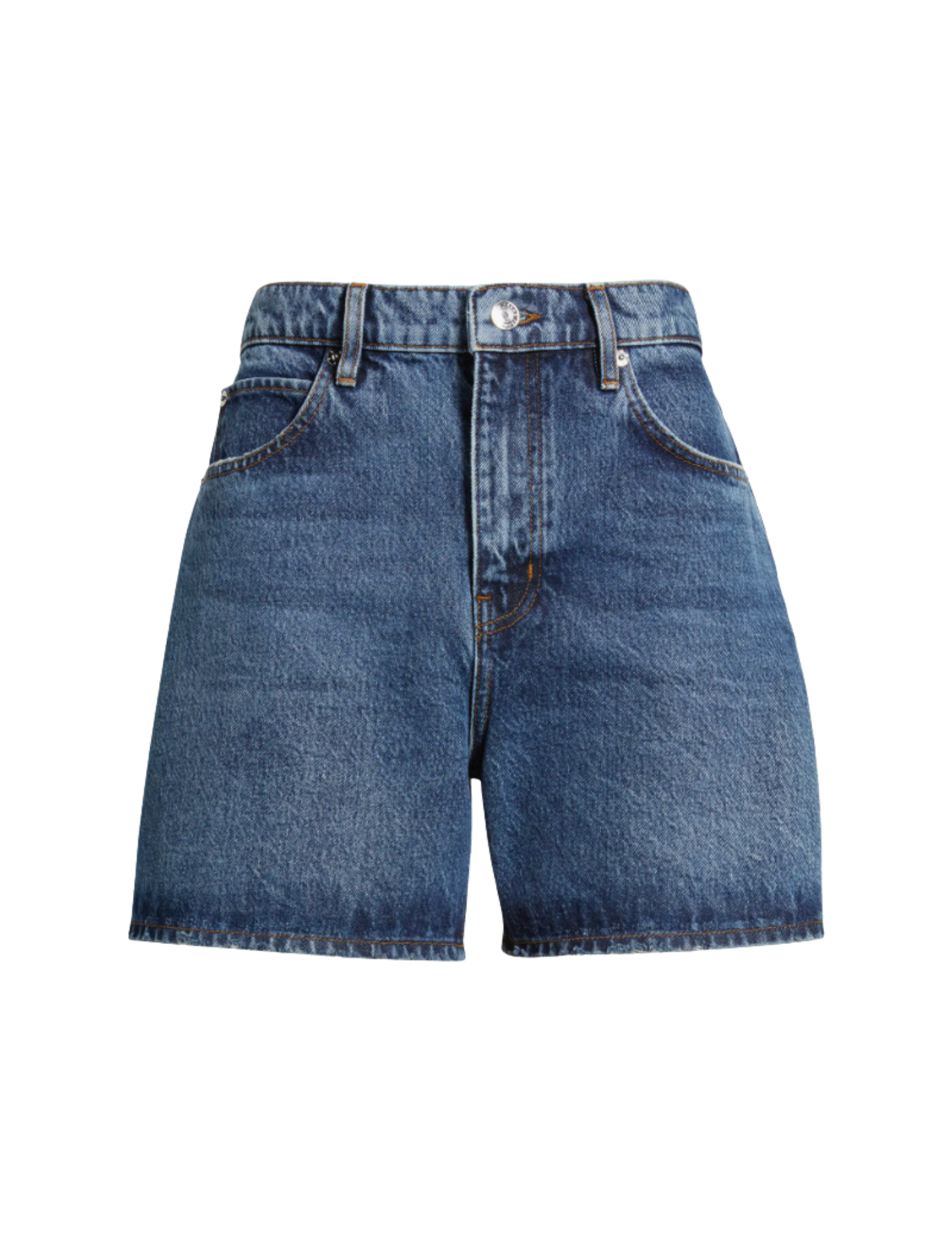  These slightly oversized denim shorts are a great length and perfect for now with a sleeveless top and later with a sweater! 