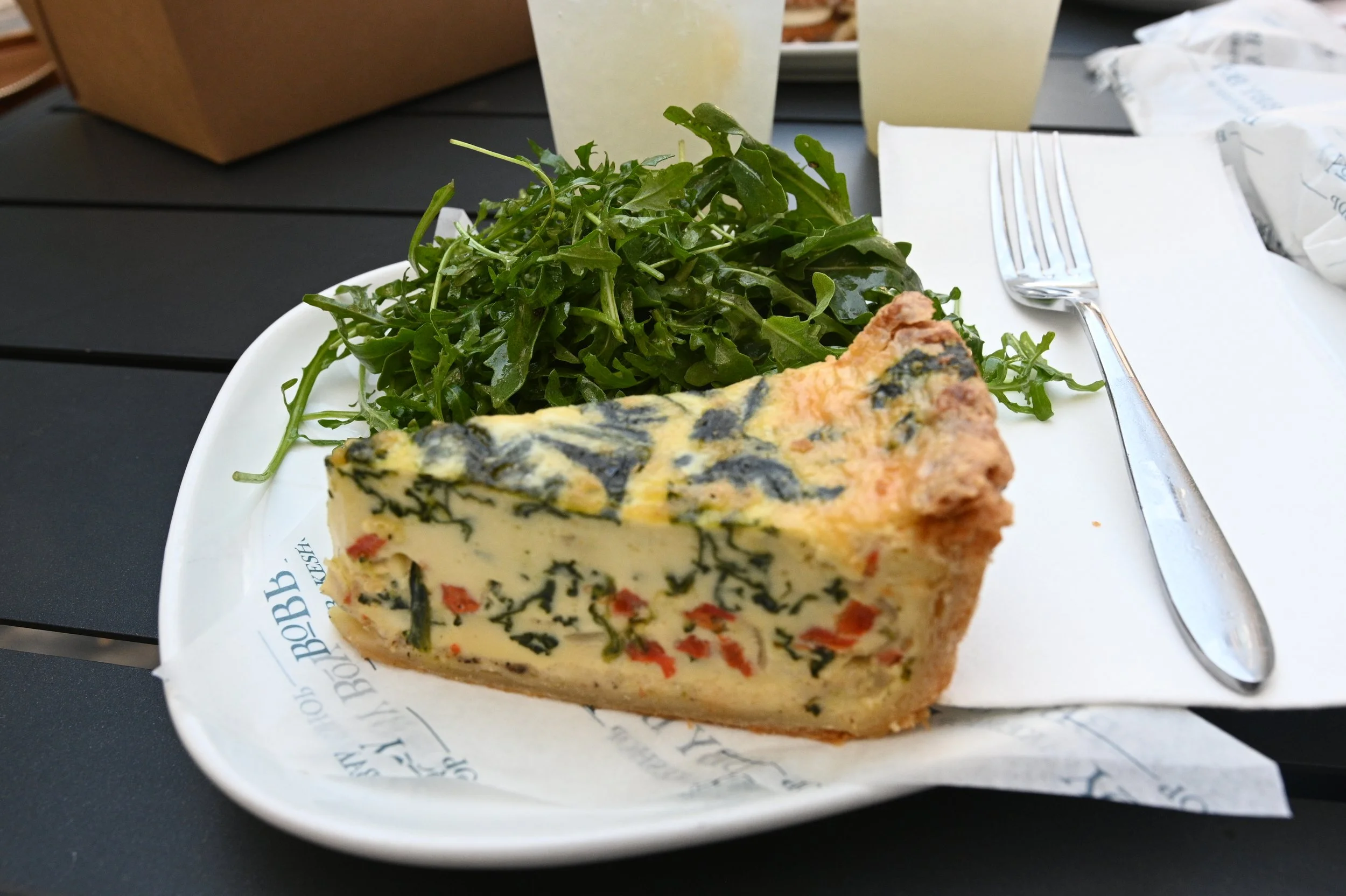  The best quiche at   Bobby Boy Bakeshop   